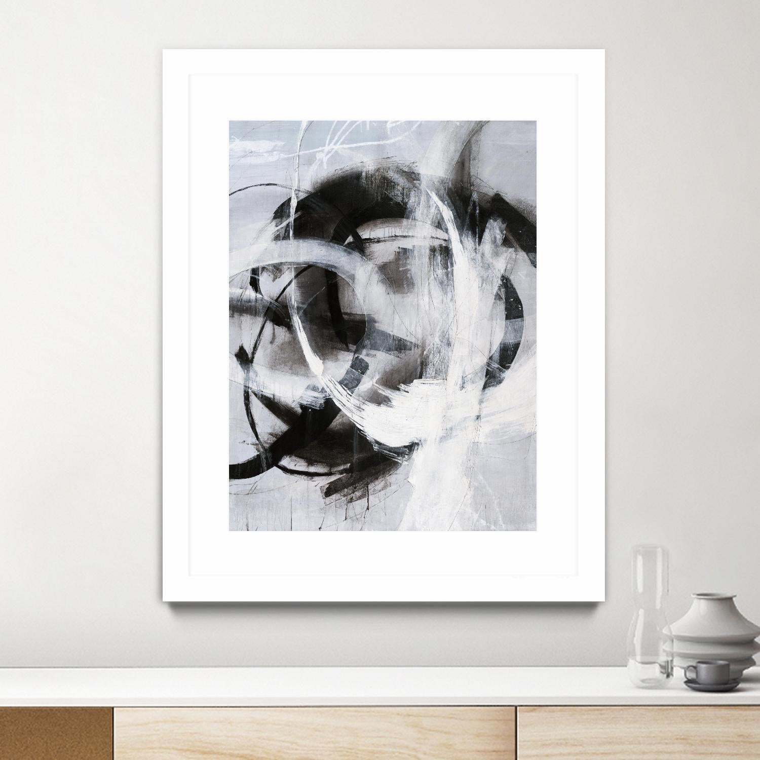 No Turning Radius by Daleno Art on GIANT ART - white abstract