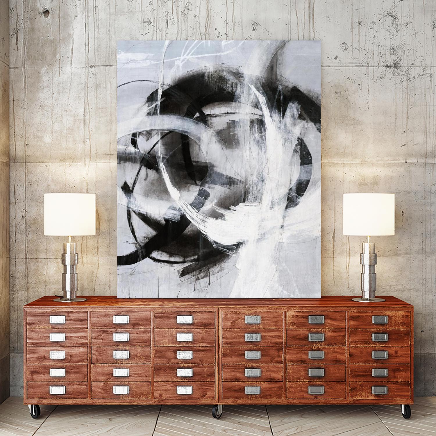 No Turning Radius by Daleno Art on GIANT ART - white abstract