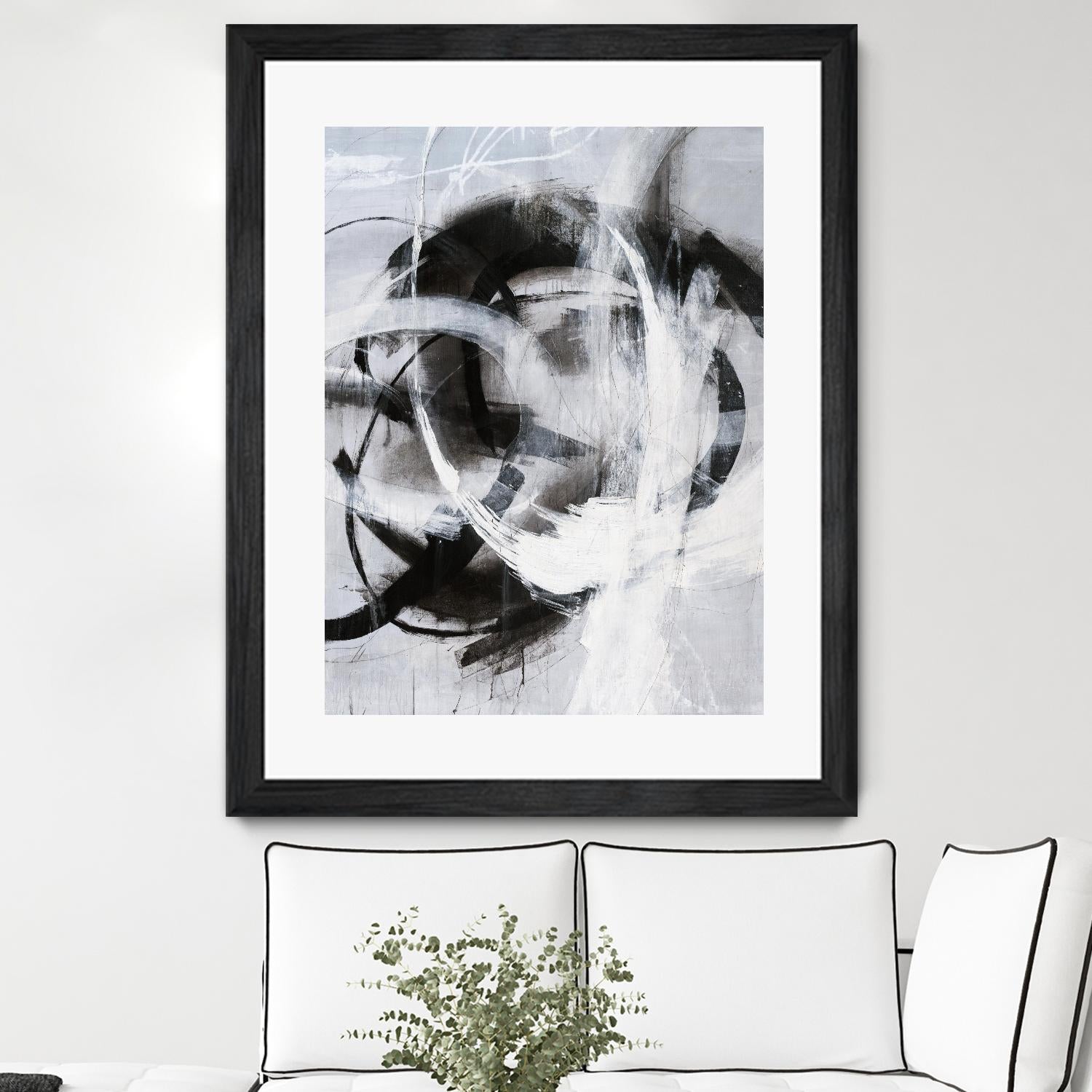 No Turning Radius by Daleno Art on GIANT ART - white abstract
