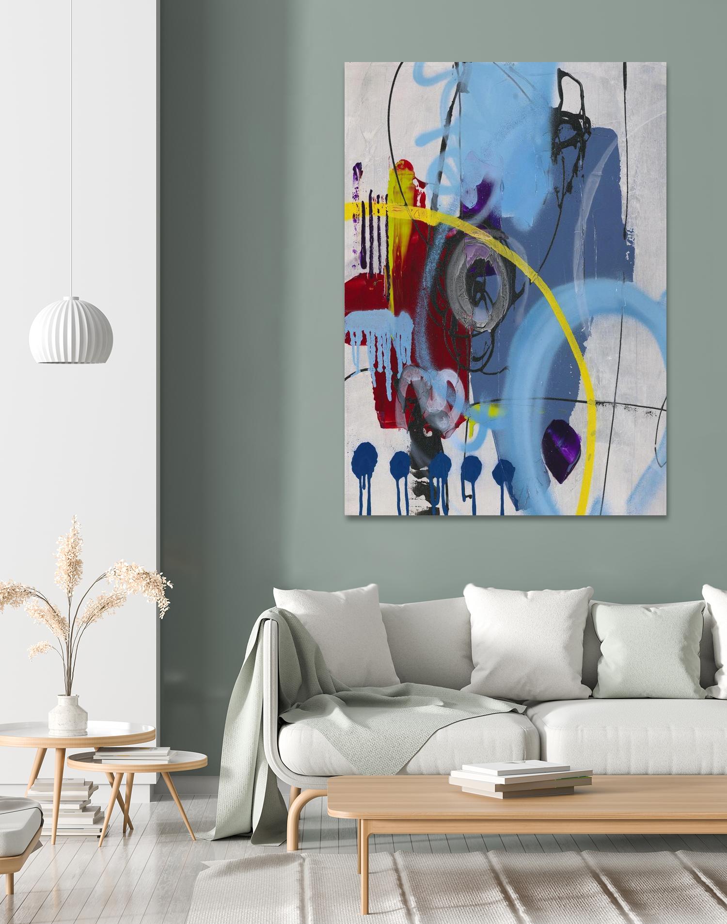 Live for the Applause I by Daleno Art on GIANT ART - red abstract