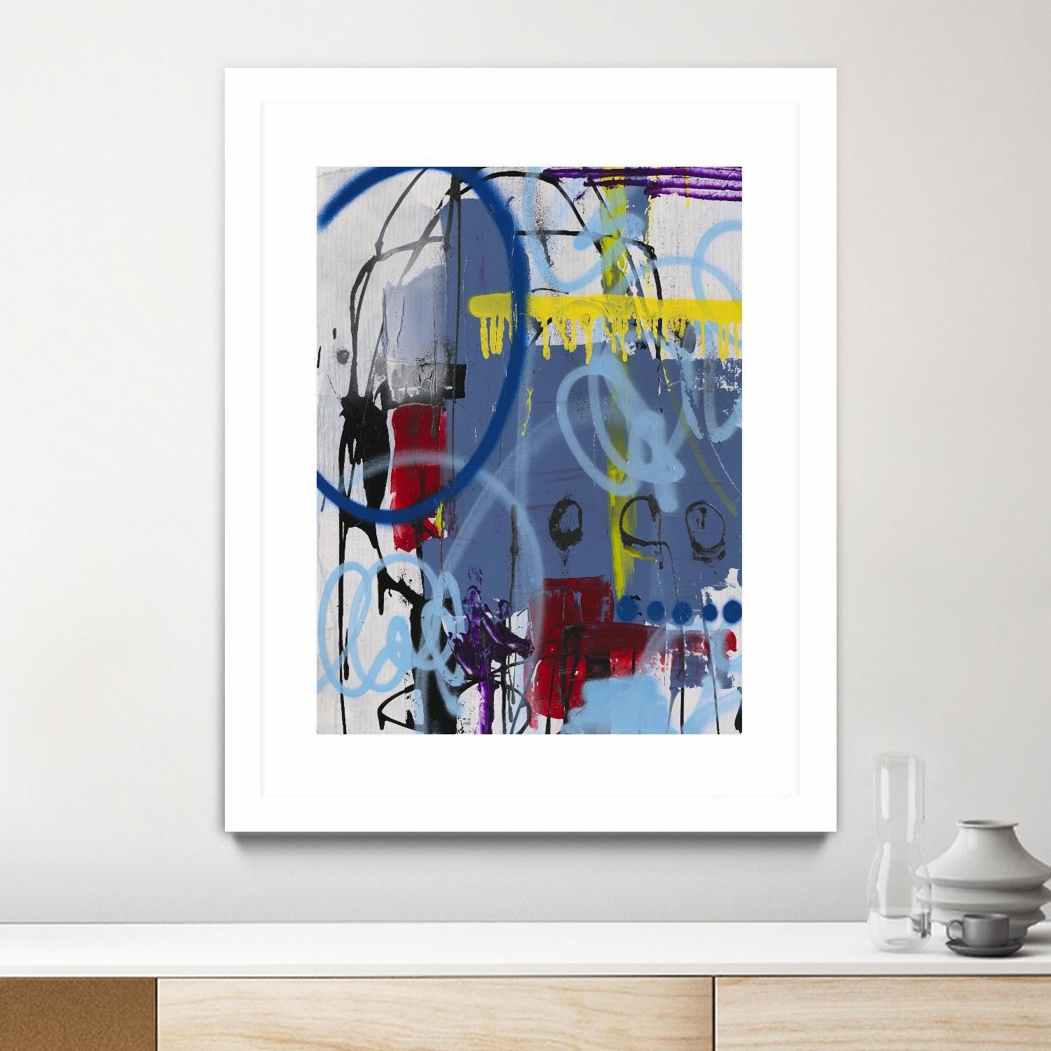 Live for the Applause II by Daleno Art on GIANT ART - red abstract