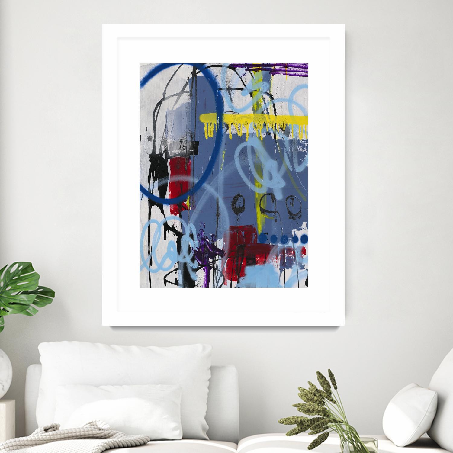 Live for the Applause II by Daleno Art on GIANT ART - red abstract