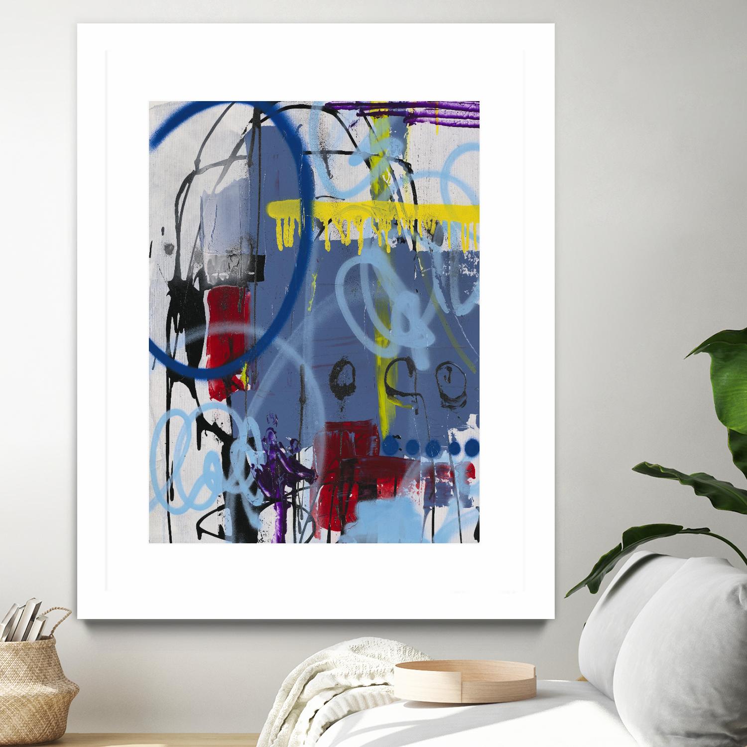 Live for the Applause II by Daleno Art on GIANT ART - red abstract