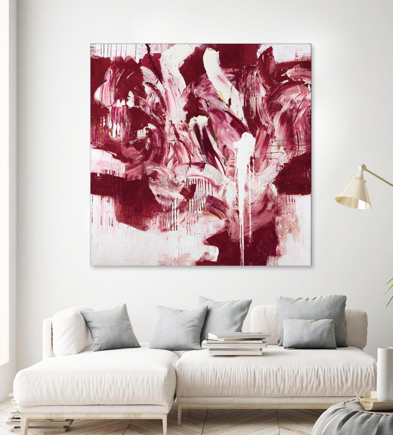Shirley Shake by Daleno Art on GIANT ART - red abstract abstrait