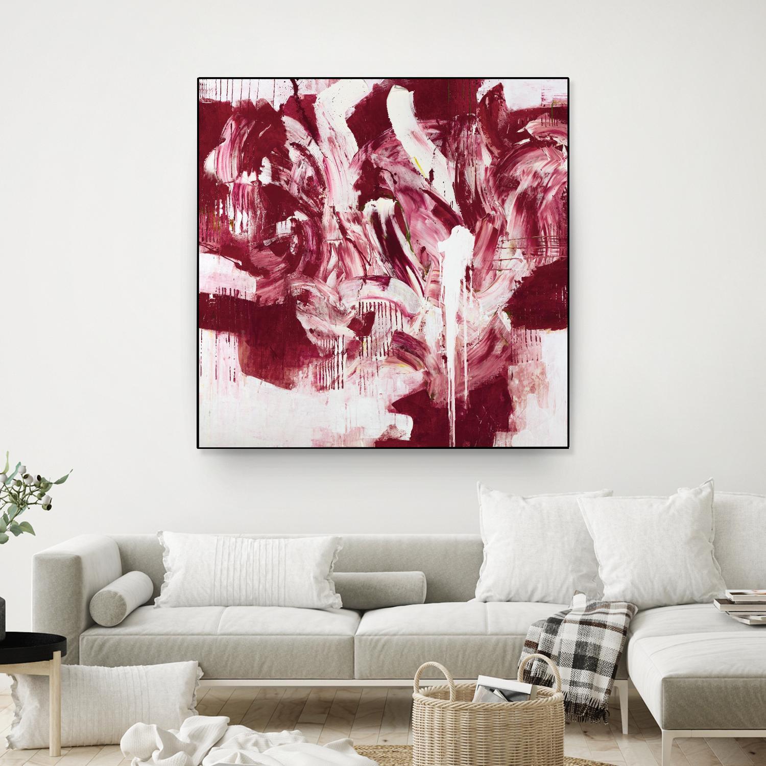 Shirley Shake by Daleno Art on GIANT ART - red abstract abstrait