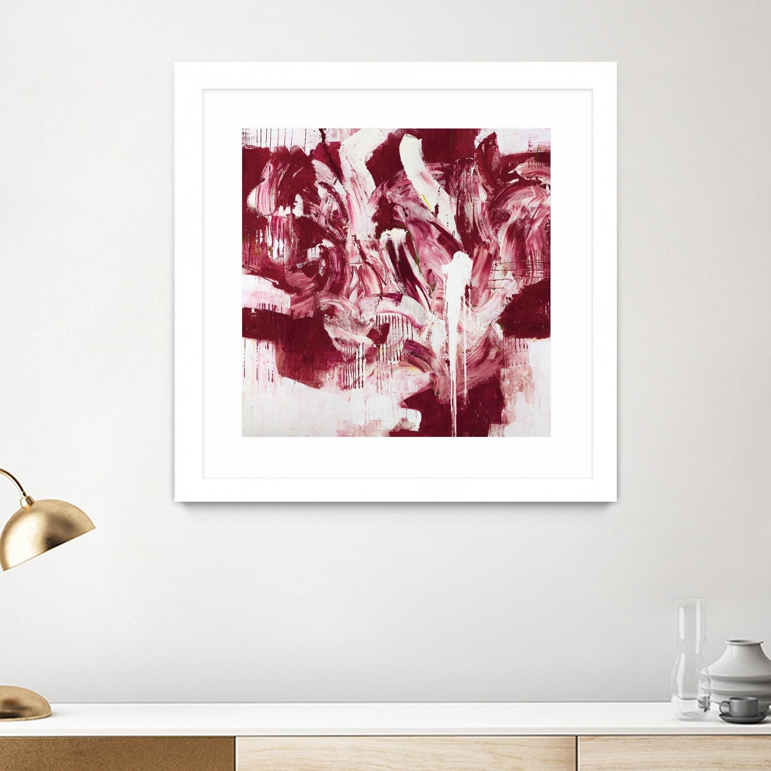 Shirley Shake by Daleno Art on GIANT ART - red abstract abstrait
