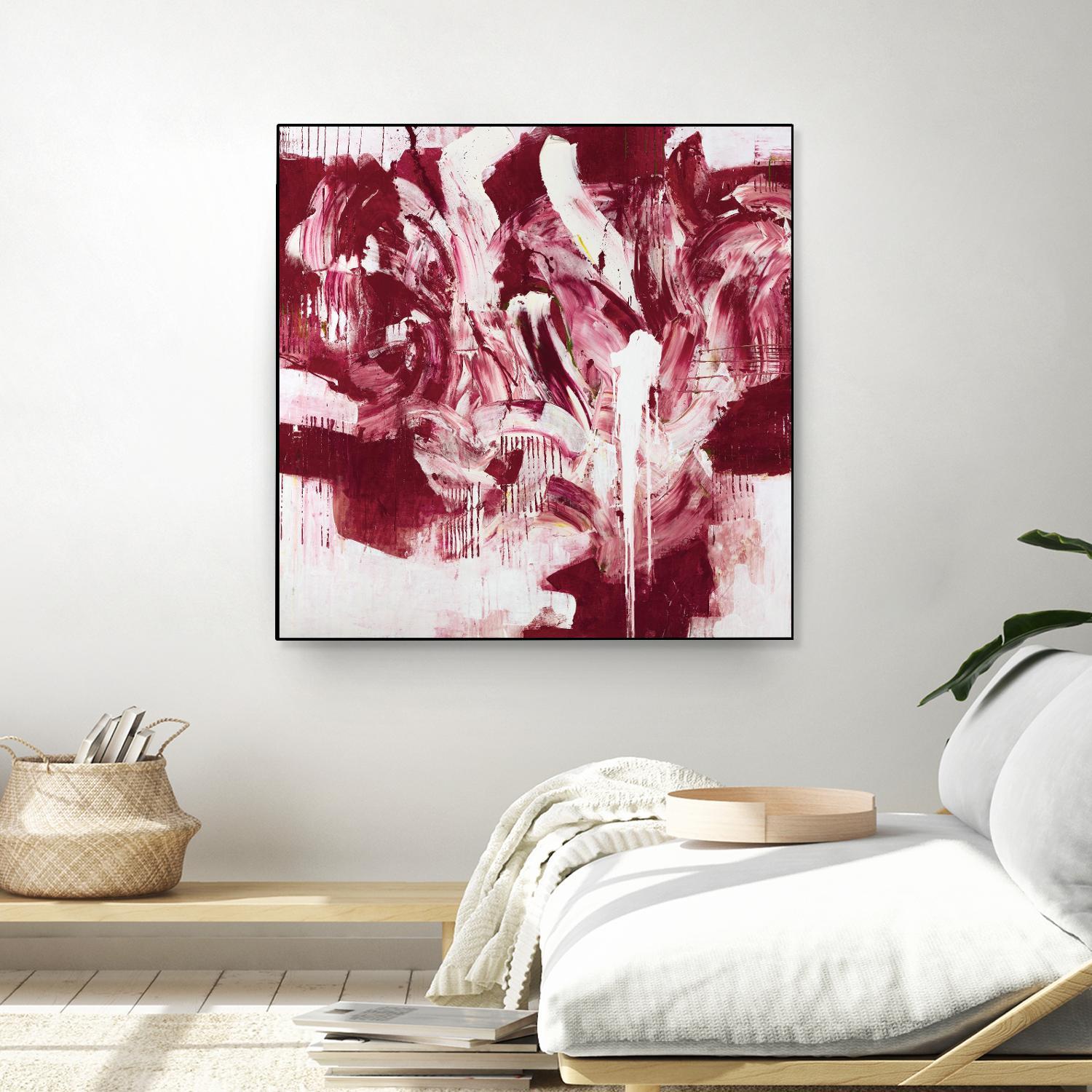 Shirley Shake by Daleno Art on GIANT ART - red abstract abstrait