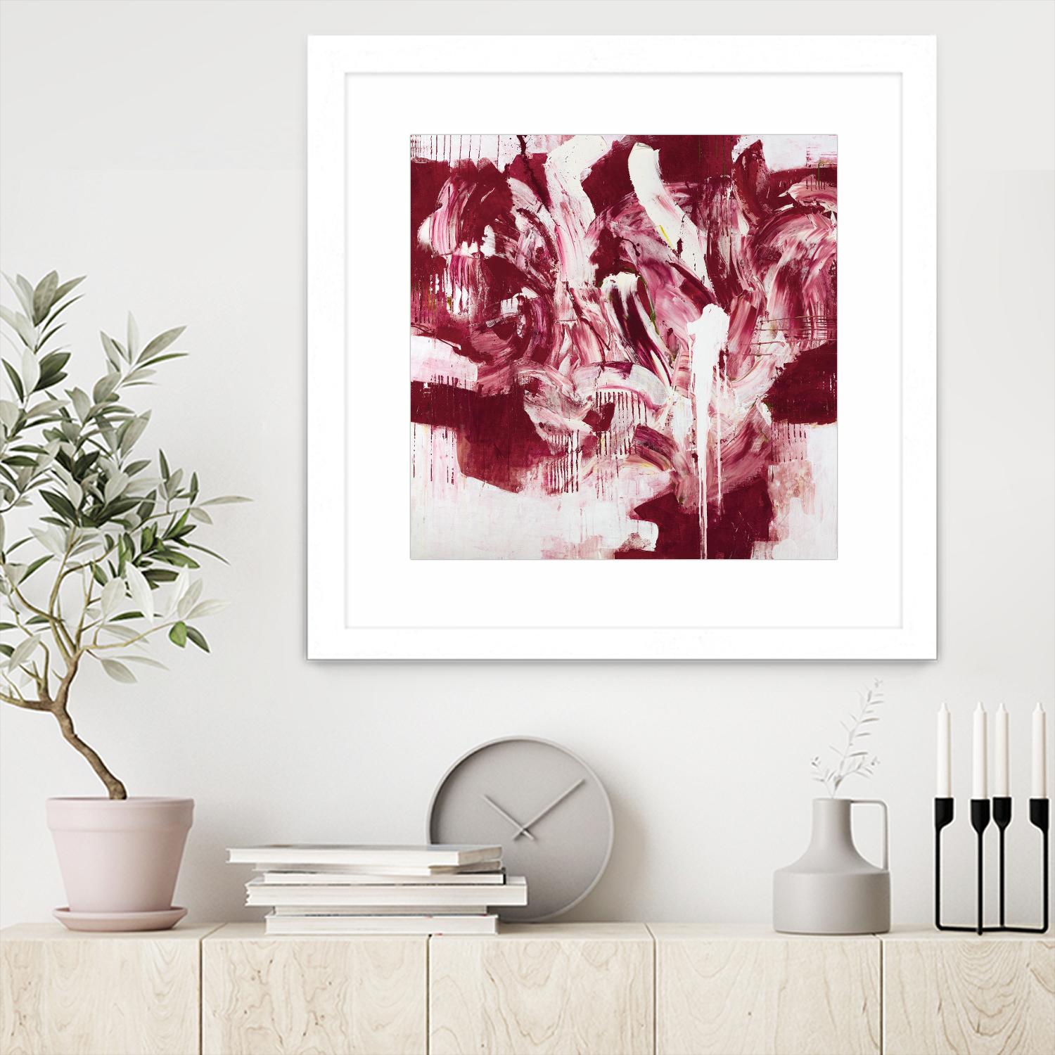 Shirley Shake by Daleno Art on GIANT ART - red abstract abstrait