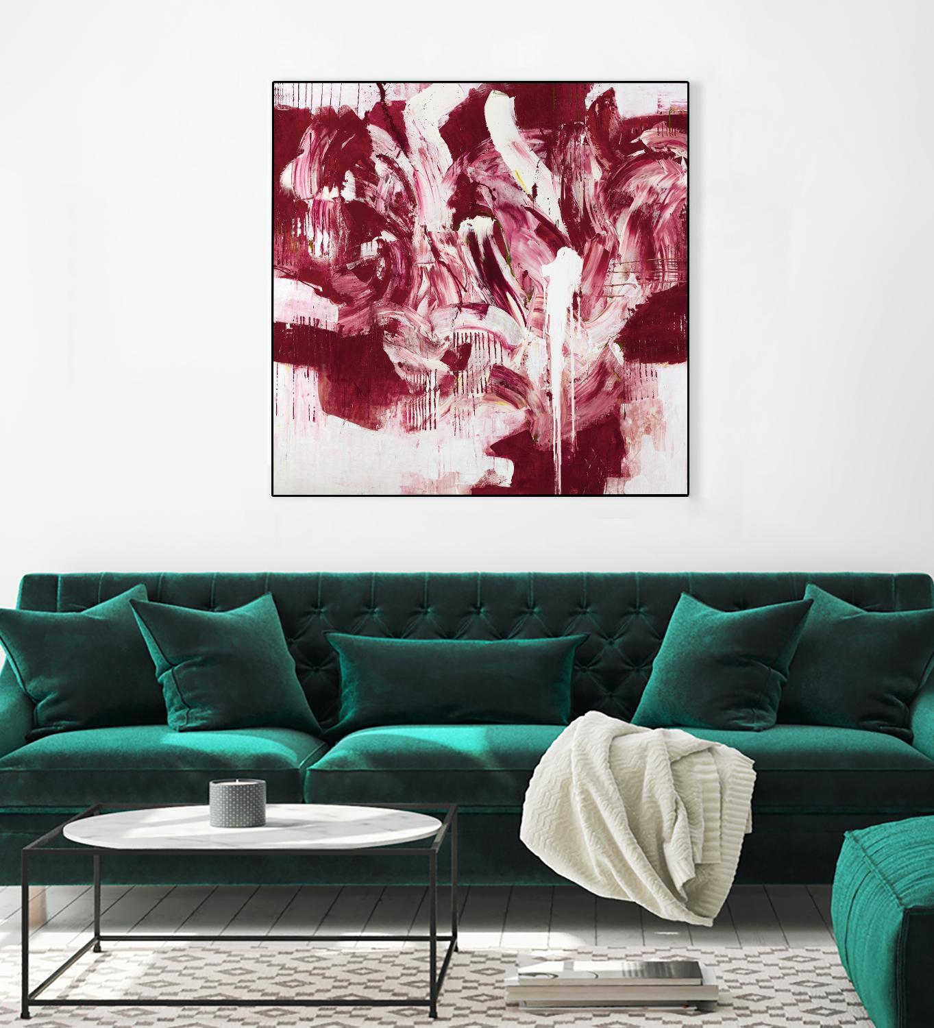 Shirley Shake by Daleno Art on GIANT ART - red abstract abstrait