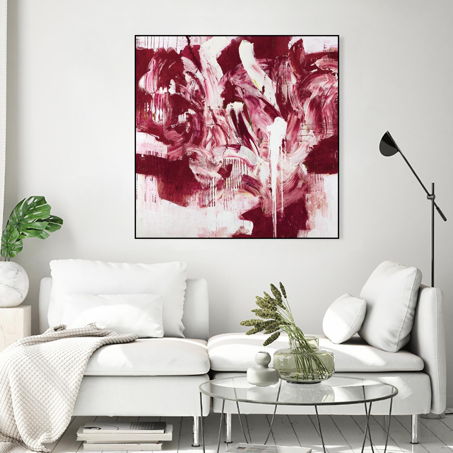 Shirley Shake by Daleno Art on GIANT ART - red abstract abstrait