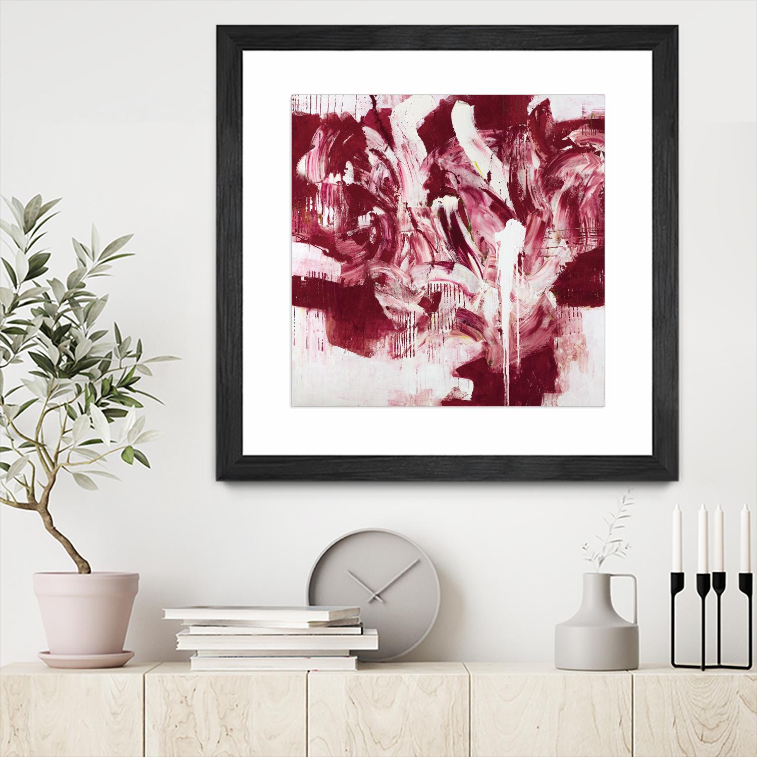 Shirley Shake by Daleno Art on GIANT ART - red abstract abstrait