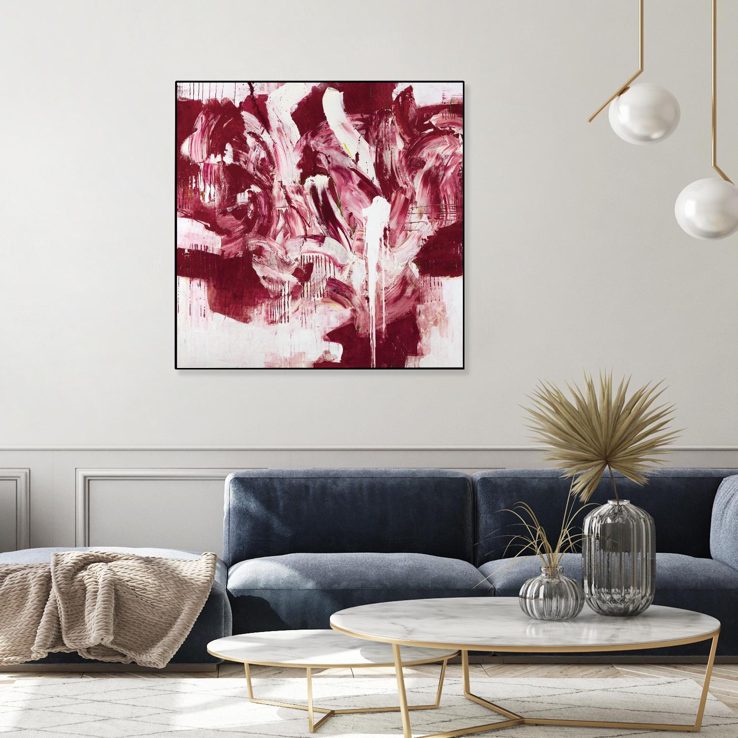 Shirley Shake by Daleno Art on GIANT ART - red abstract abstrait