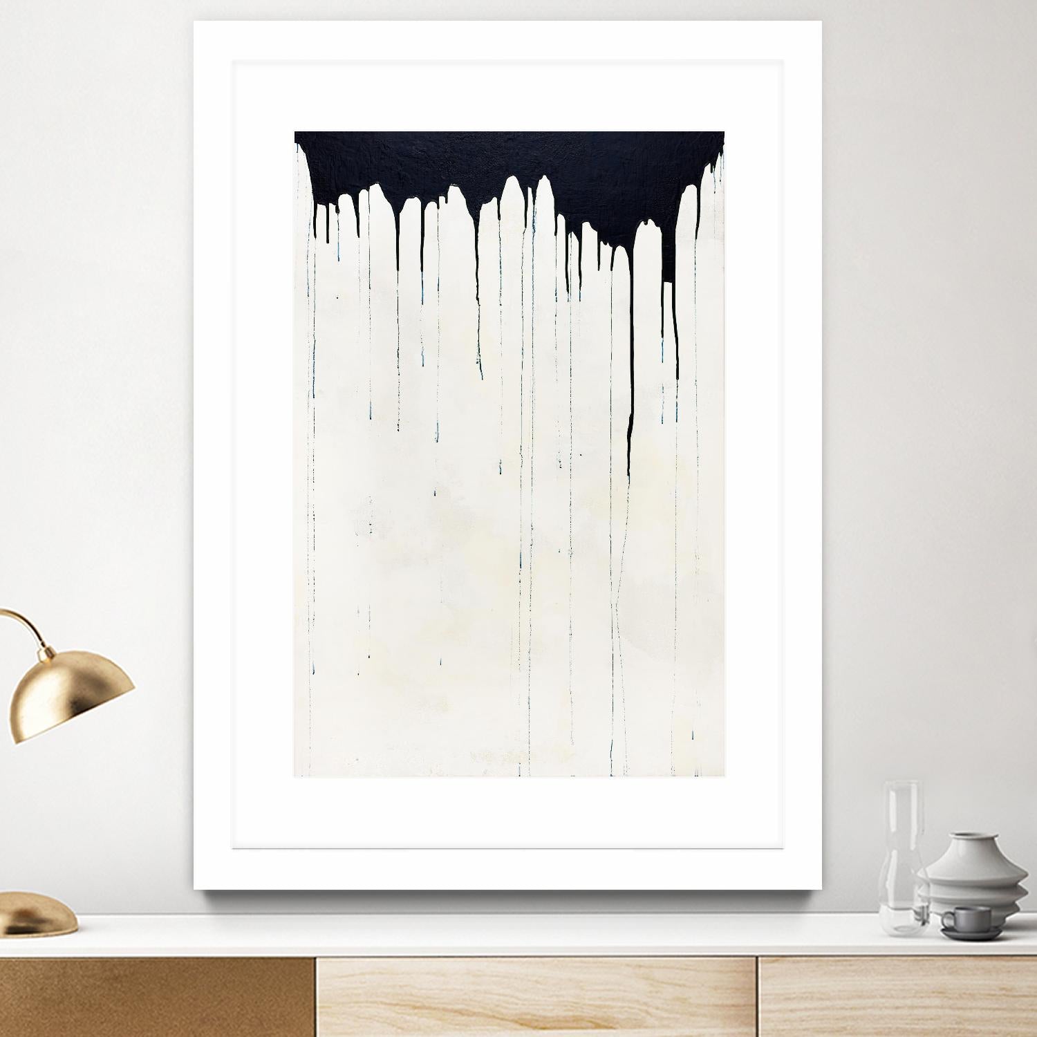 Iced Macchiato by Daleno Art on GIANT ART - white abstract