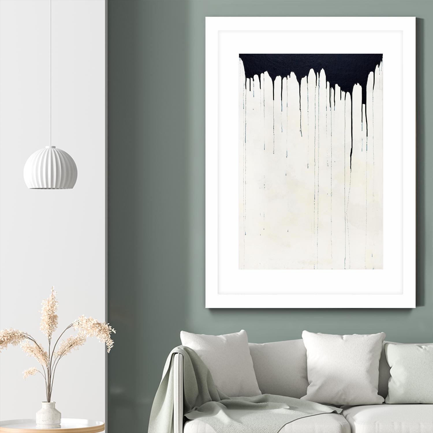 Iced Macchiato by Daleno Art on GIANT ART - white abstract