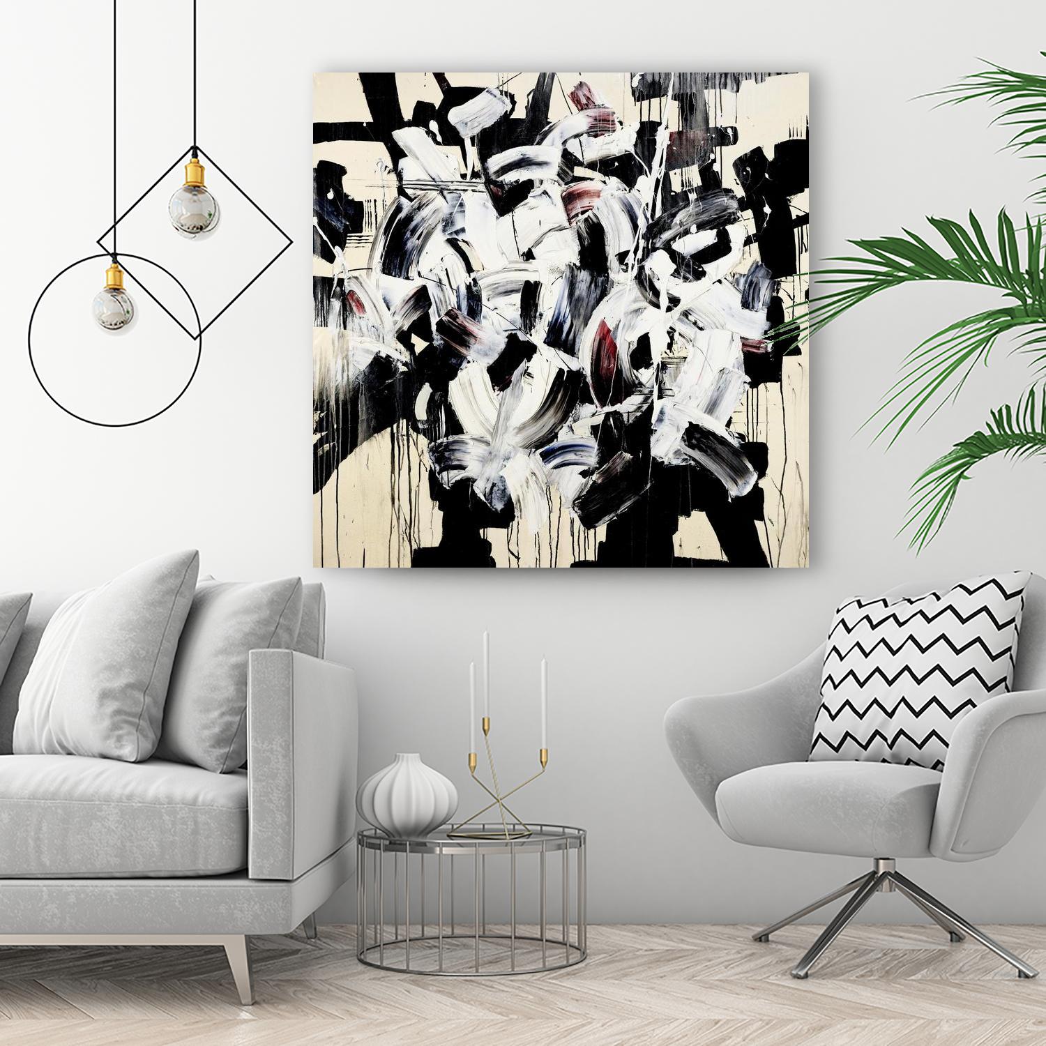 Racing Thoughts by Daleno Art on GIANT ART - beige abstract abstract