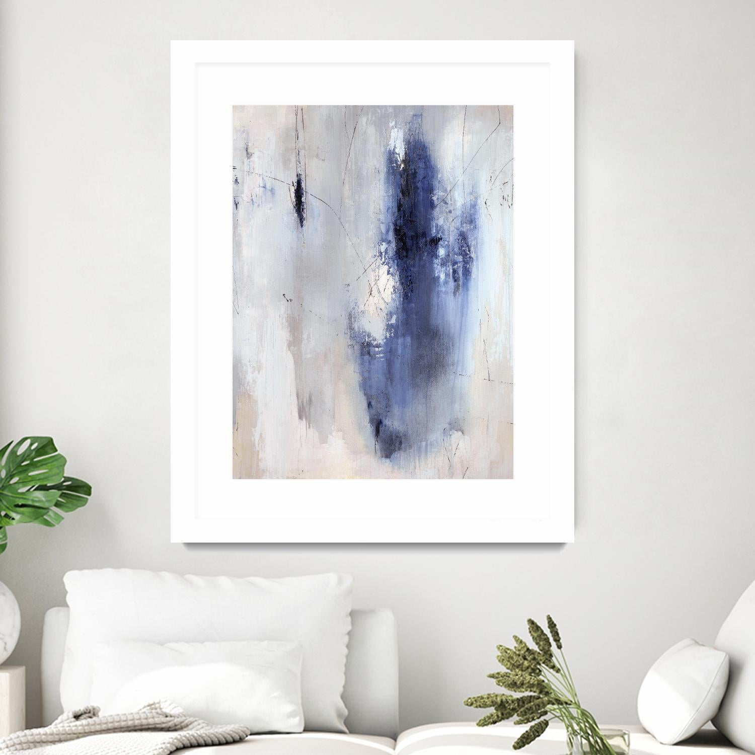 Jaywalkers by Daleno Art on GIANT ART - blue  abstract