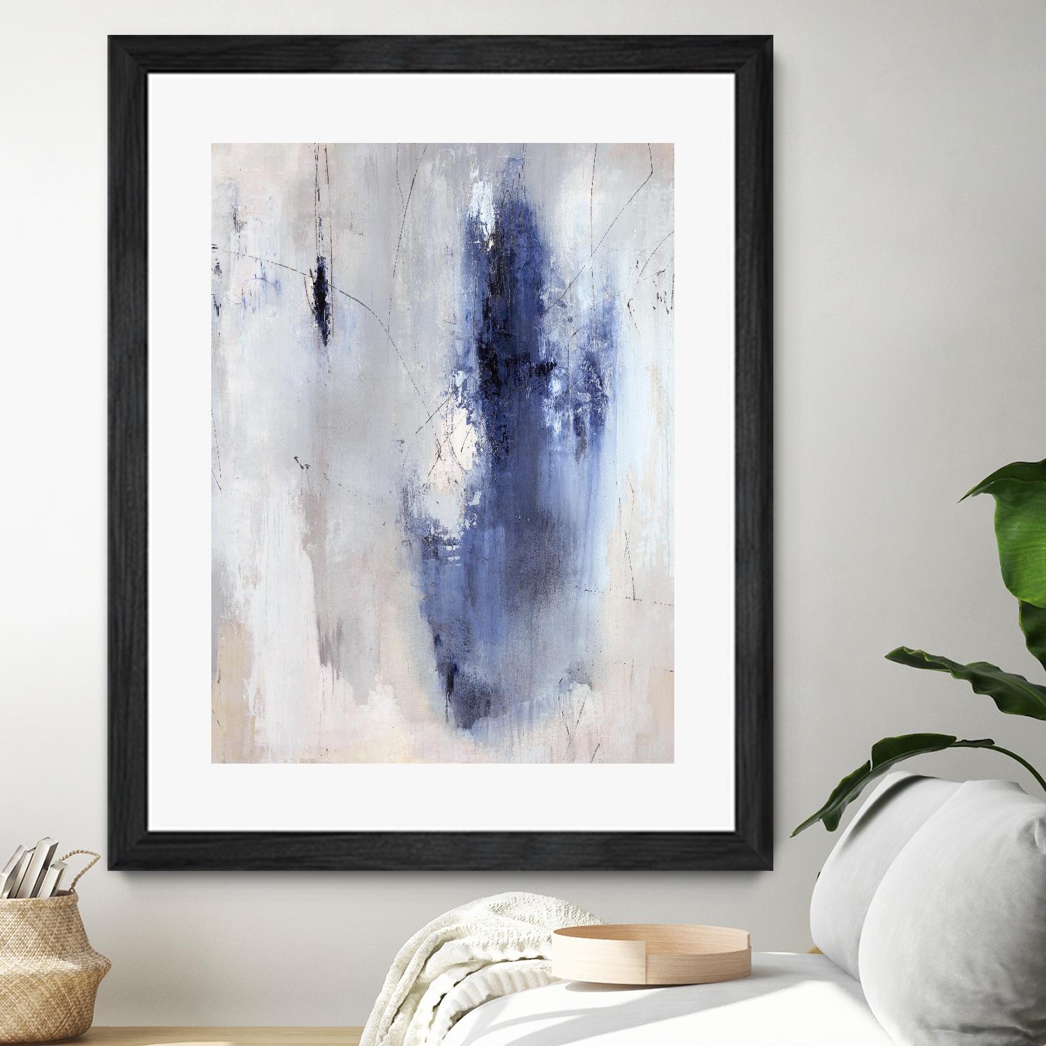 Jaywalkers by Daleno Art on GIANT ART - blue  abstract