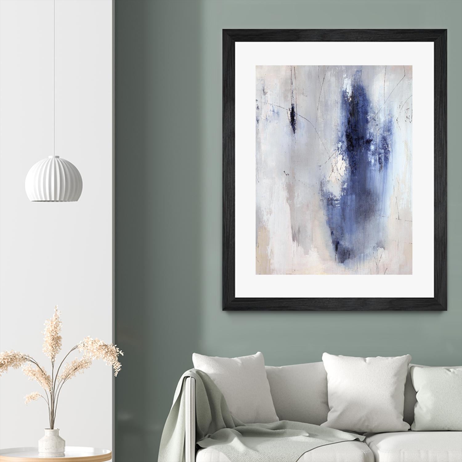 Jaywalkers by Daleno Art on GIANT ART - blue  abstract