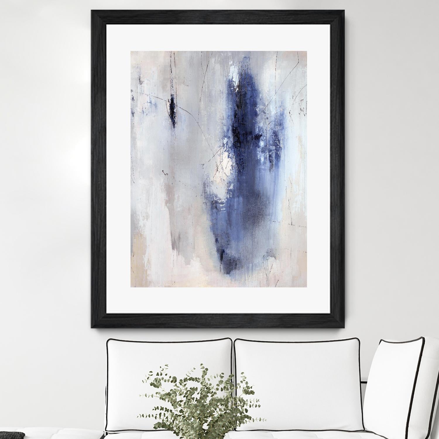 Jaywalkers by Daleno Art on GIANT ART - blue  abstract