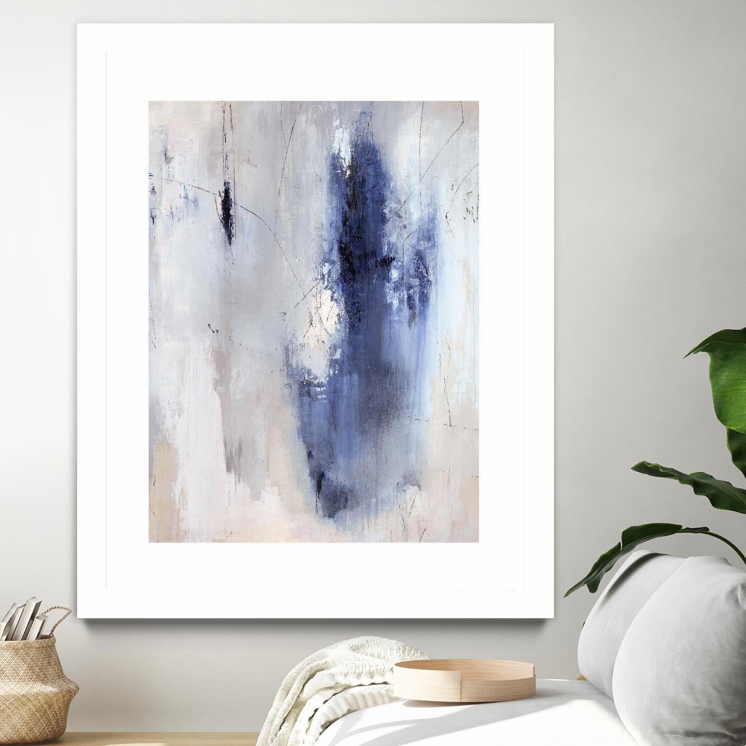 Jaywalkers by Daleno Art on GIANT ART - blue  abstract