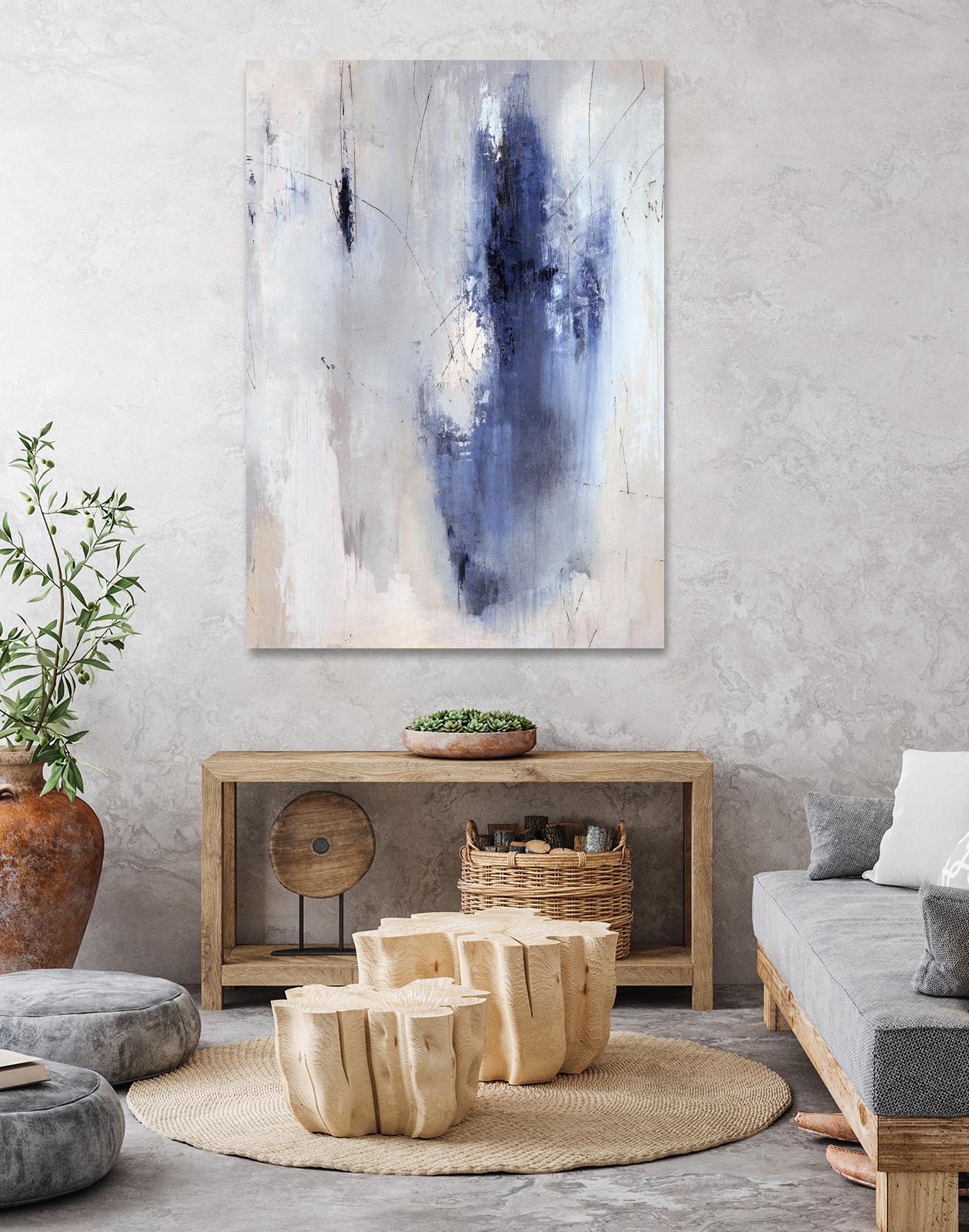 Jaywalkers by Daleno Art on GIANT ART - blue  abstract