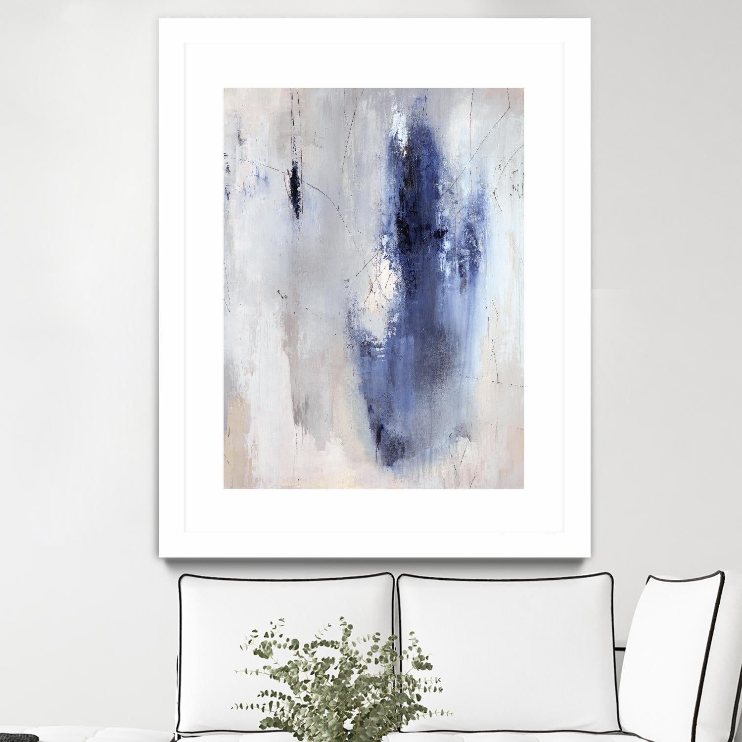 Jaywalkers by Daleno Art on GIANT ART - blue  abstract