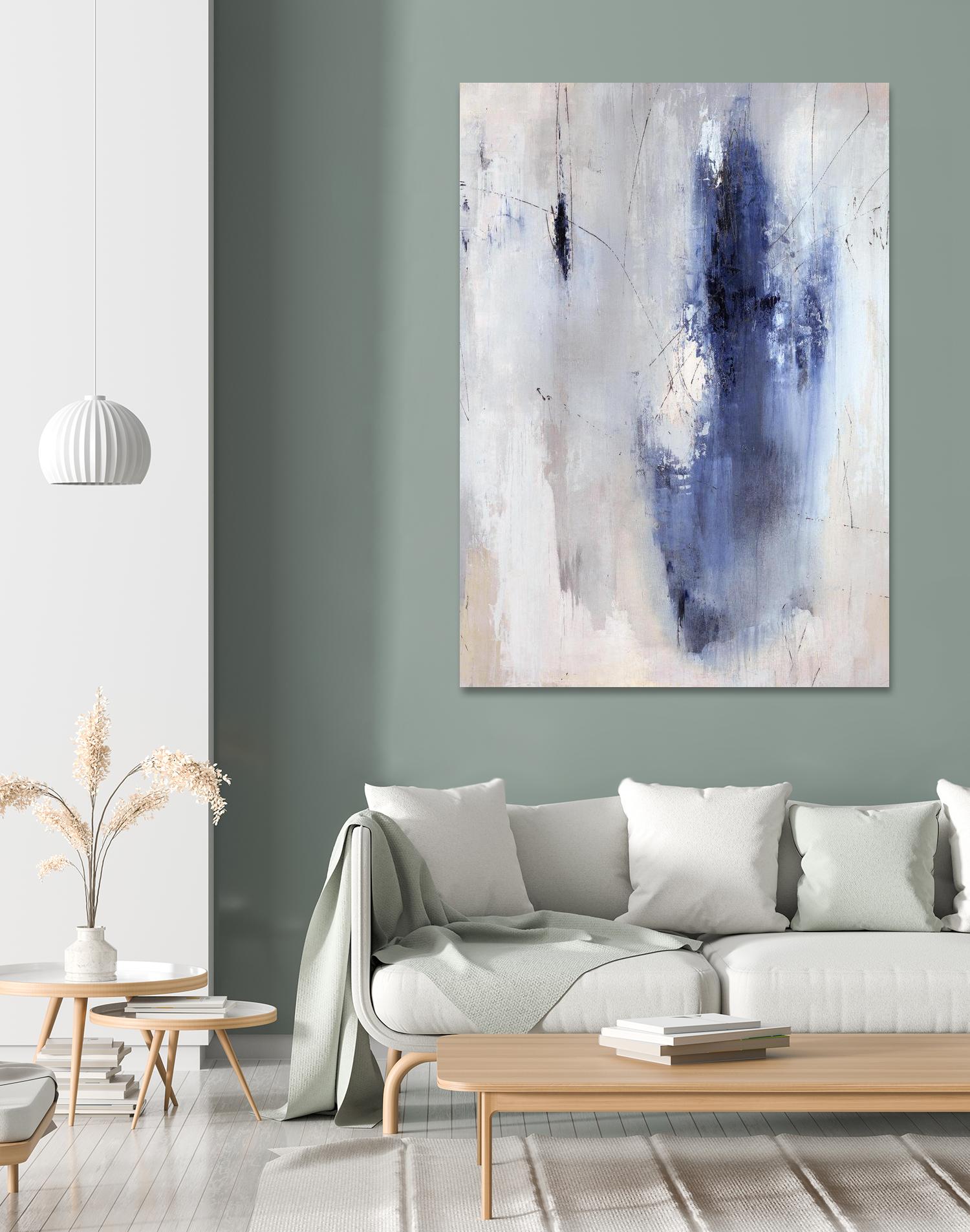 Jaywalkers by Daleno Art on GIANT ART - blue  abstract