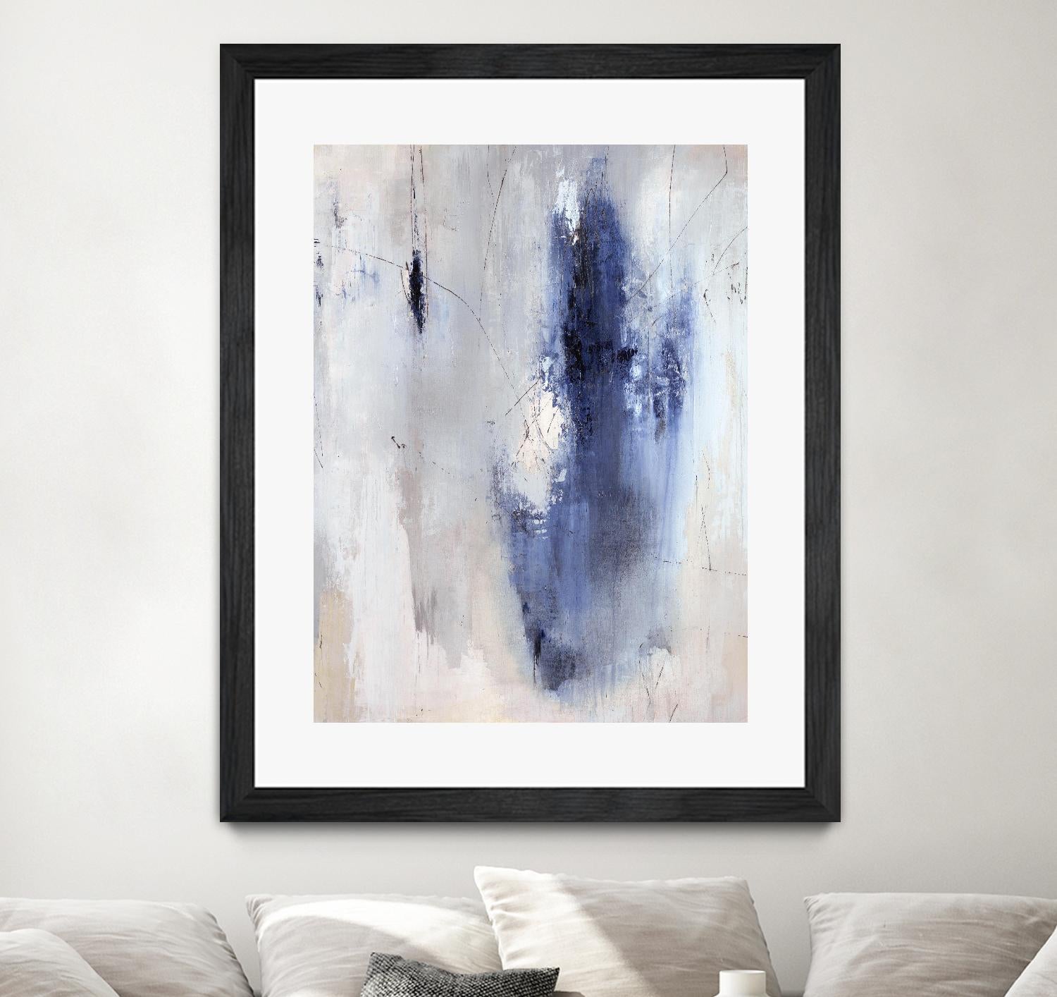 Jaywalkers by Daleno Art on GIANT ART - blue  abstract