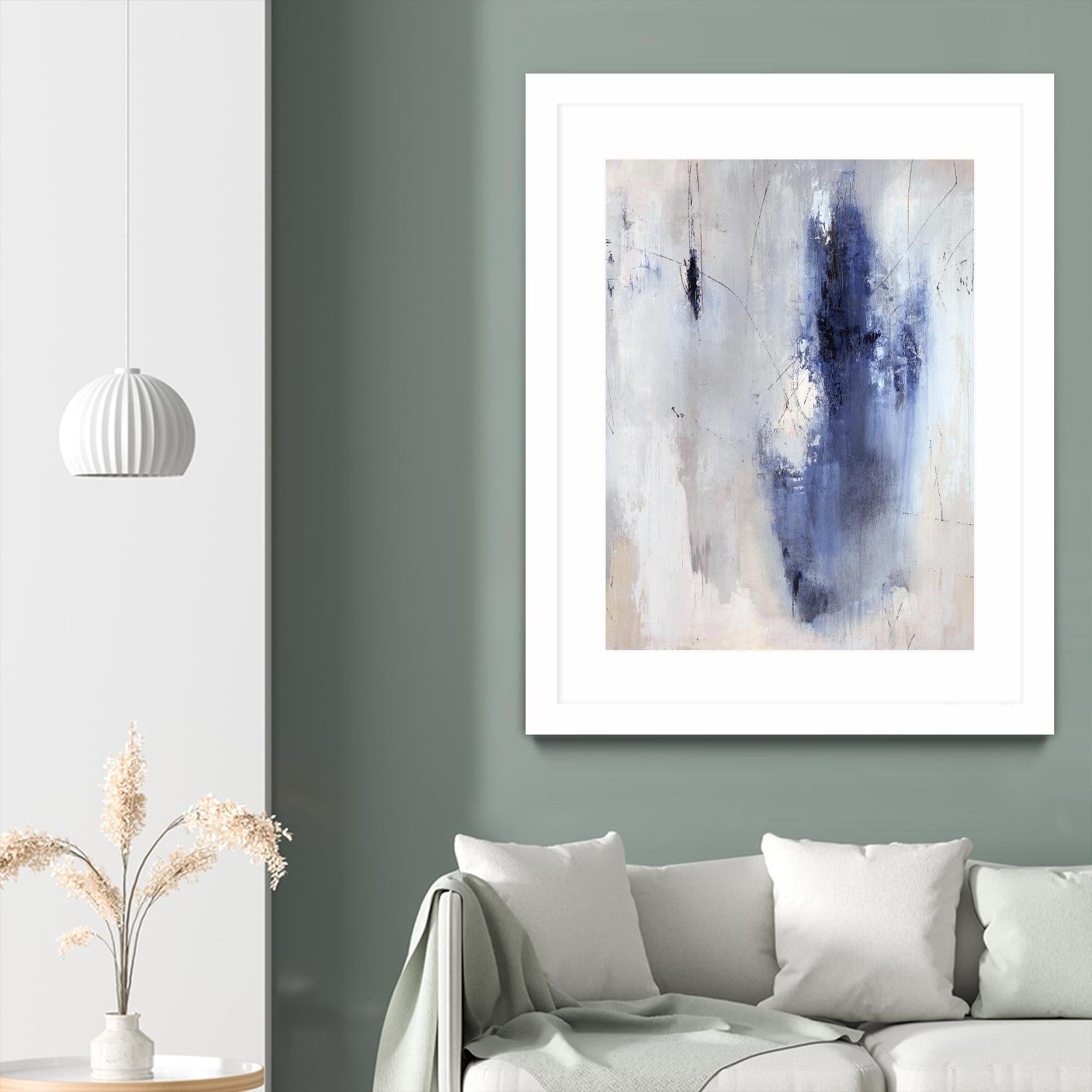 Jaywalkers by Daleno Art on GIANT ART - blue  abstract