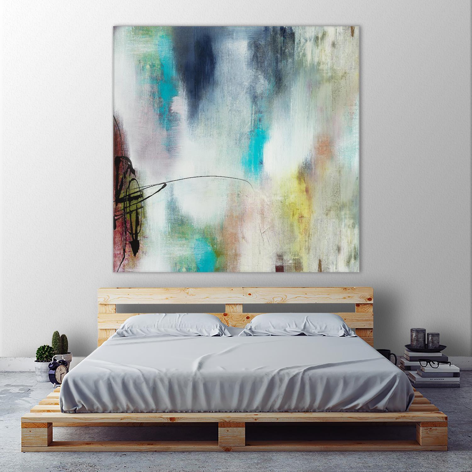 Disruptive Connection II by Daleno Art on GIANT ART - pink abstract abstrait