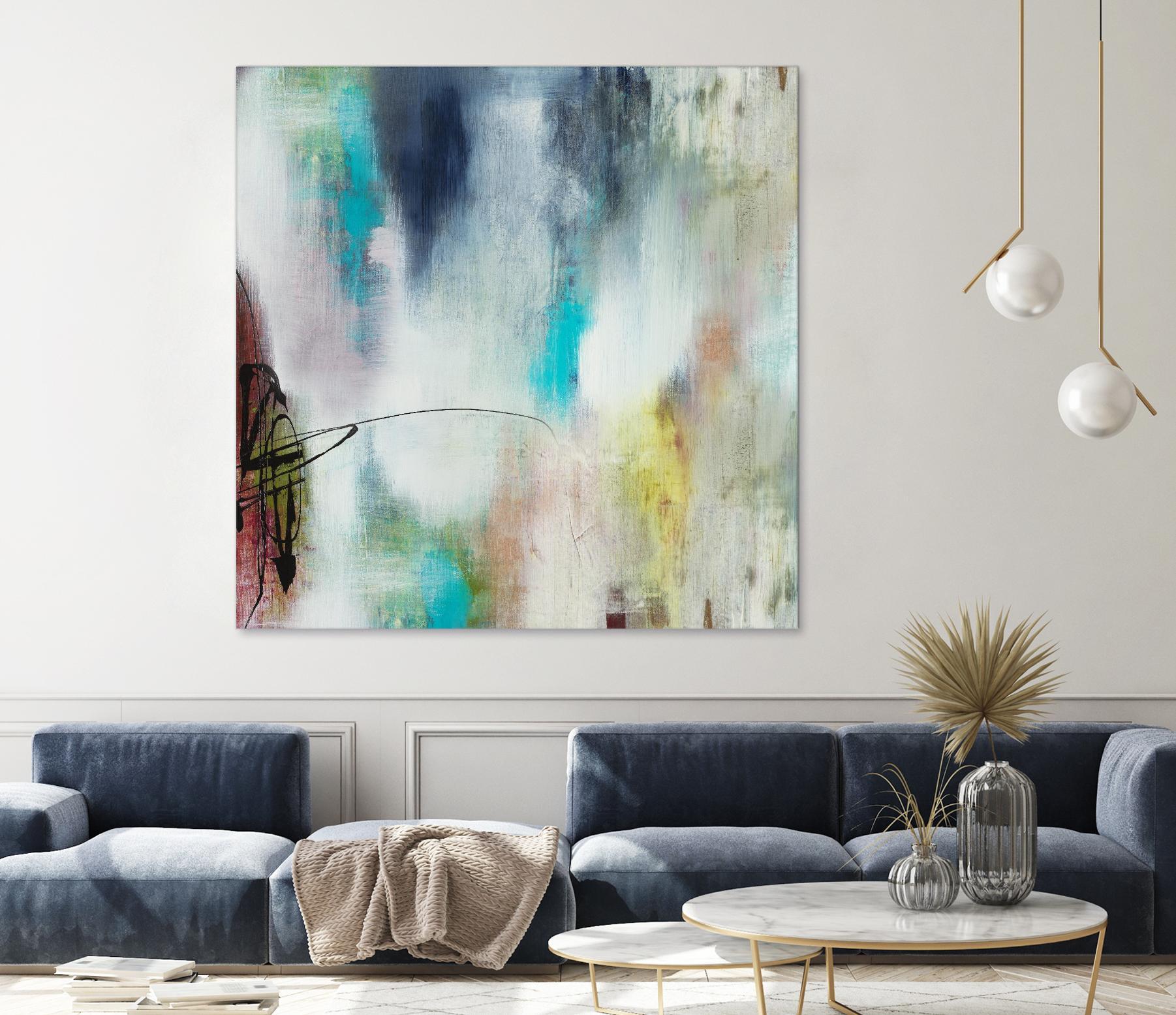 Disruptive Connection II by Daleno Art on GIANT ART - pink abstract abstrait