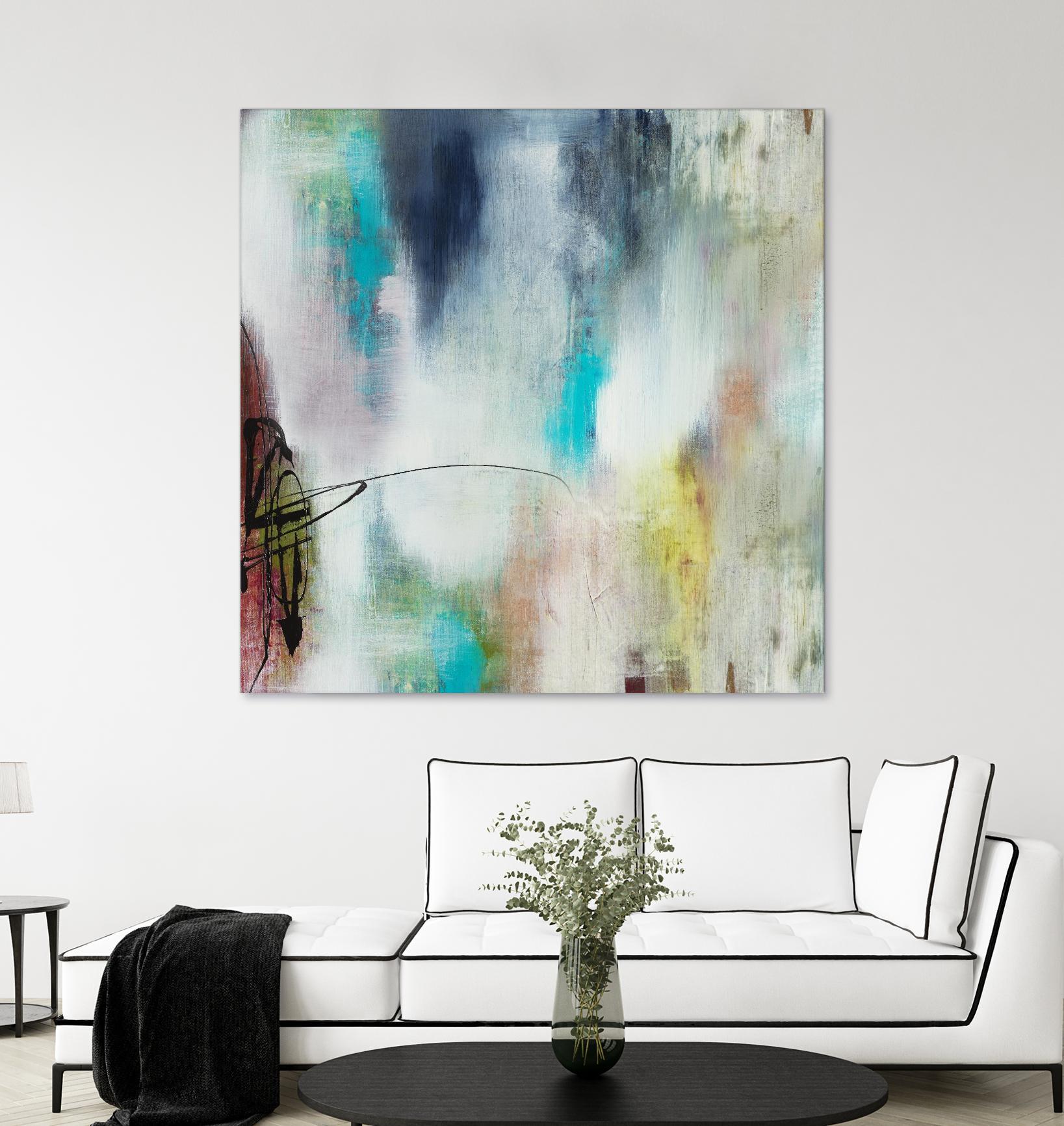 Disruptive Connection II by Daleno Art on GIANT ART - pink abstract abstrait