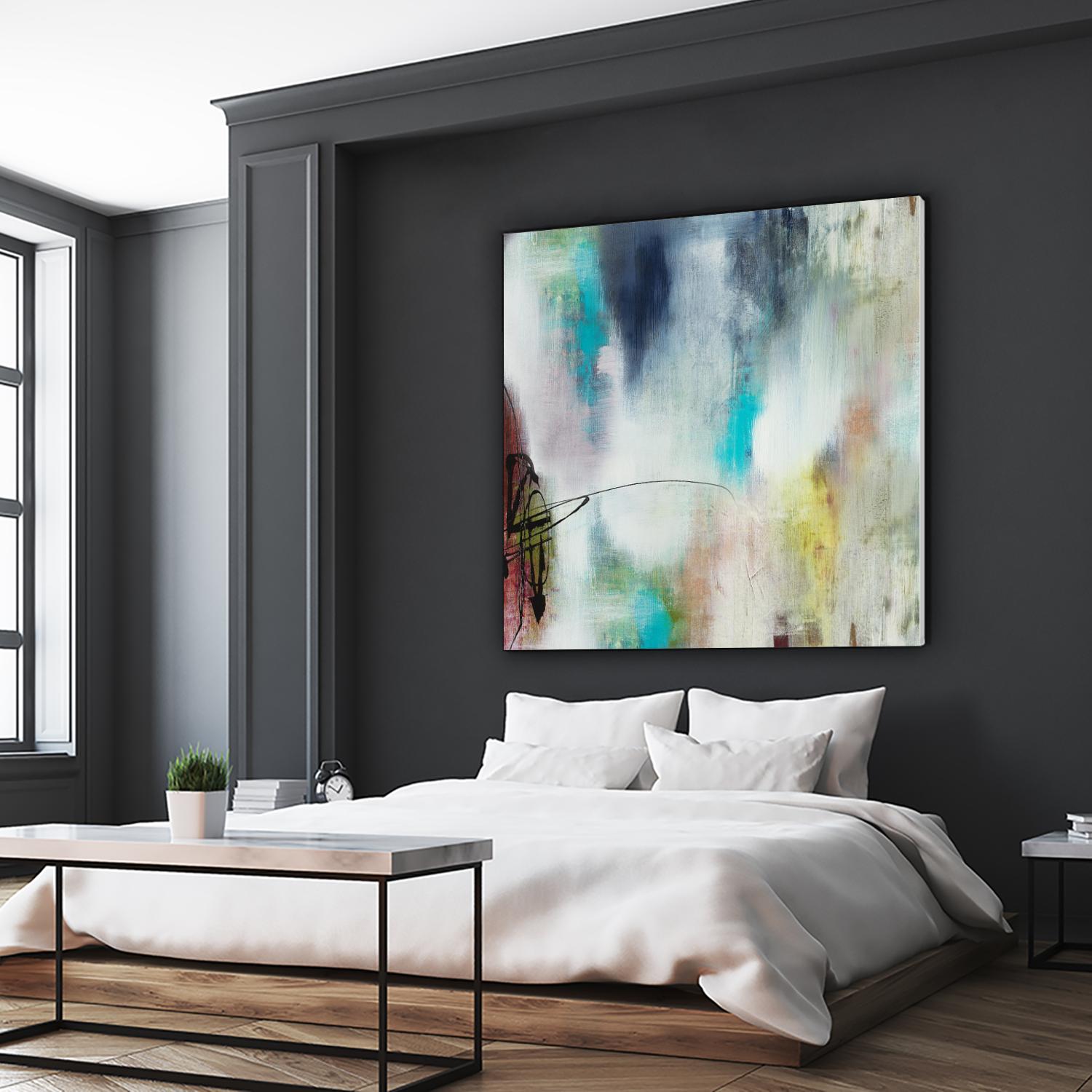 Disruptive Connection II by Daleno Art on GIANT ART - pink abstract abstrait