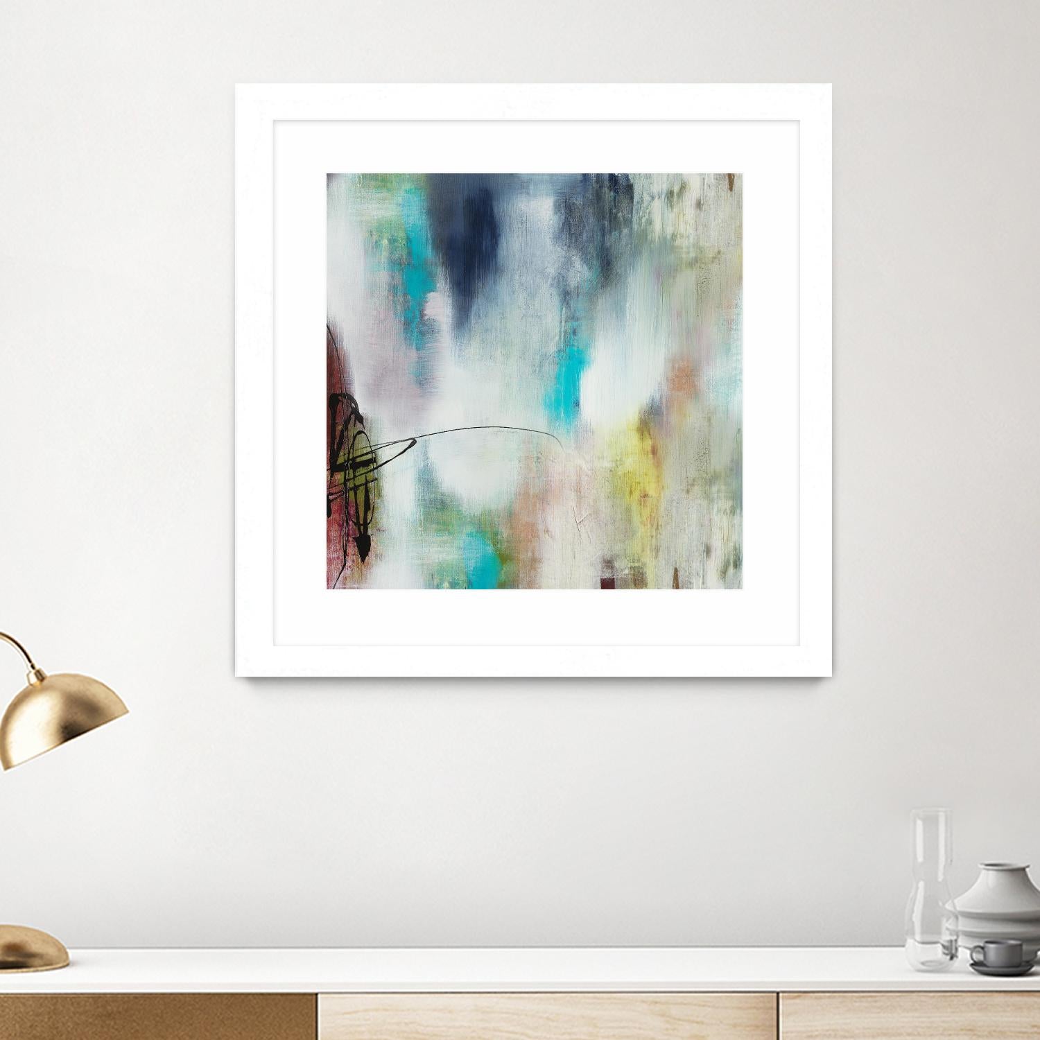 Disruptive Connection II by Daleno Art on GIANT ART - pink abstract abstrait