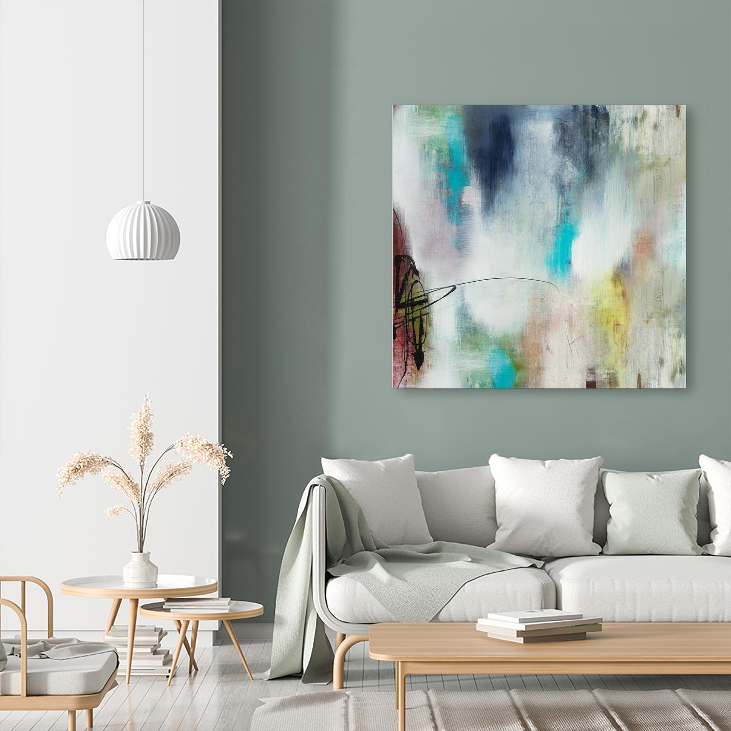 Disruptive Connection II by Daleno Art on GIANT ART - pink abstract abstrait