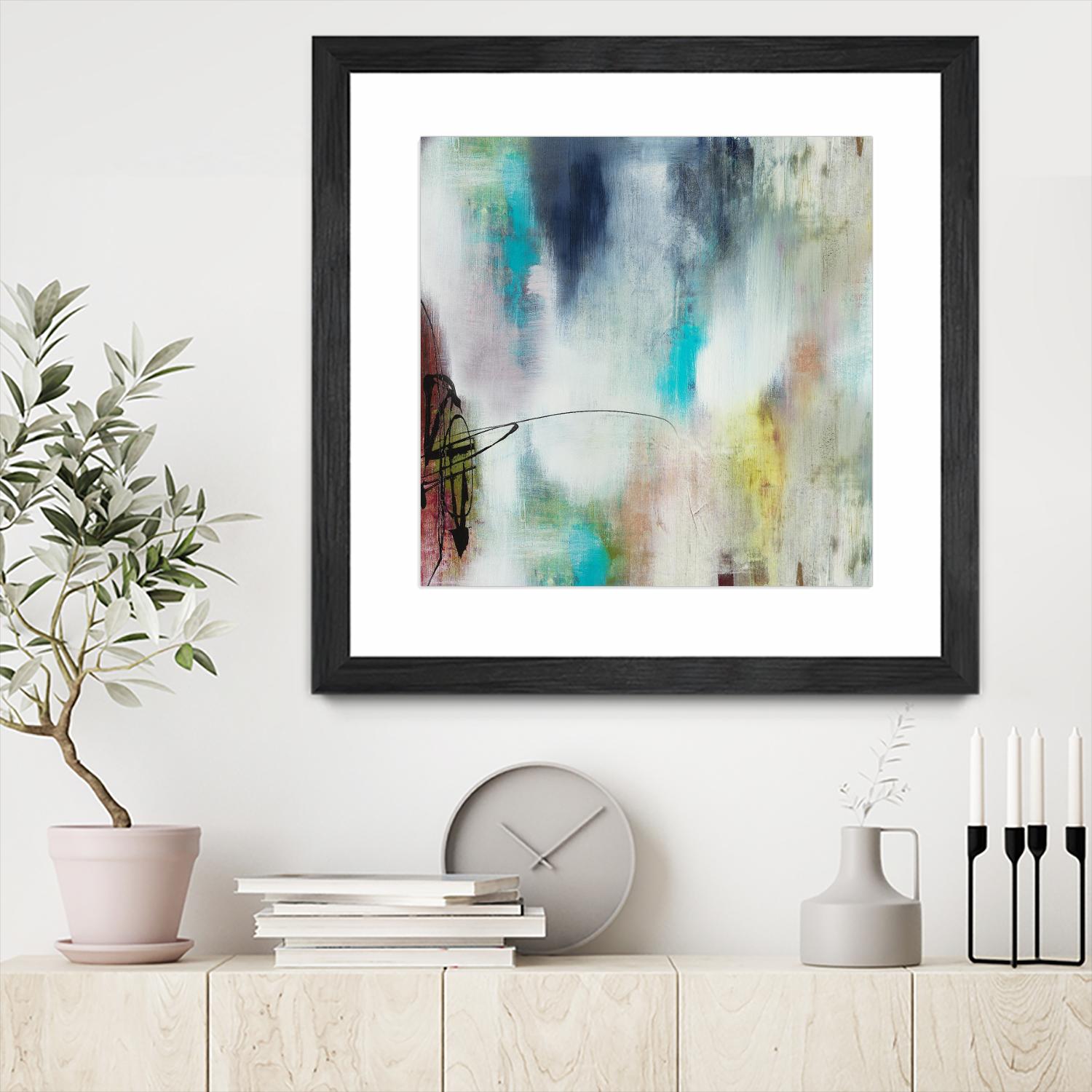 Disruptive Connection II by Daleno Art on GIANT ART - pink abstract abstrait