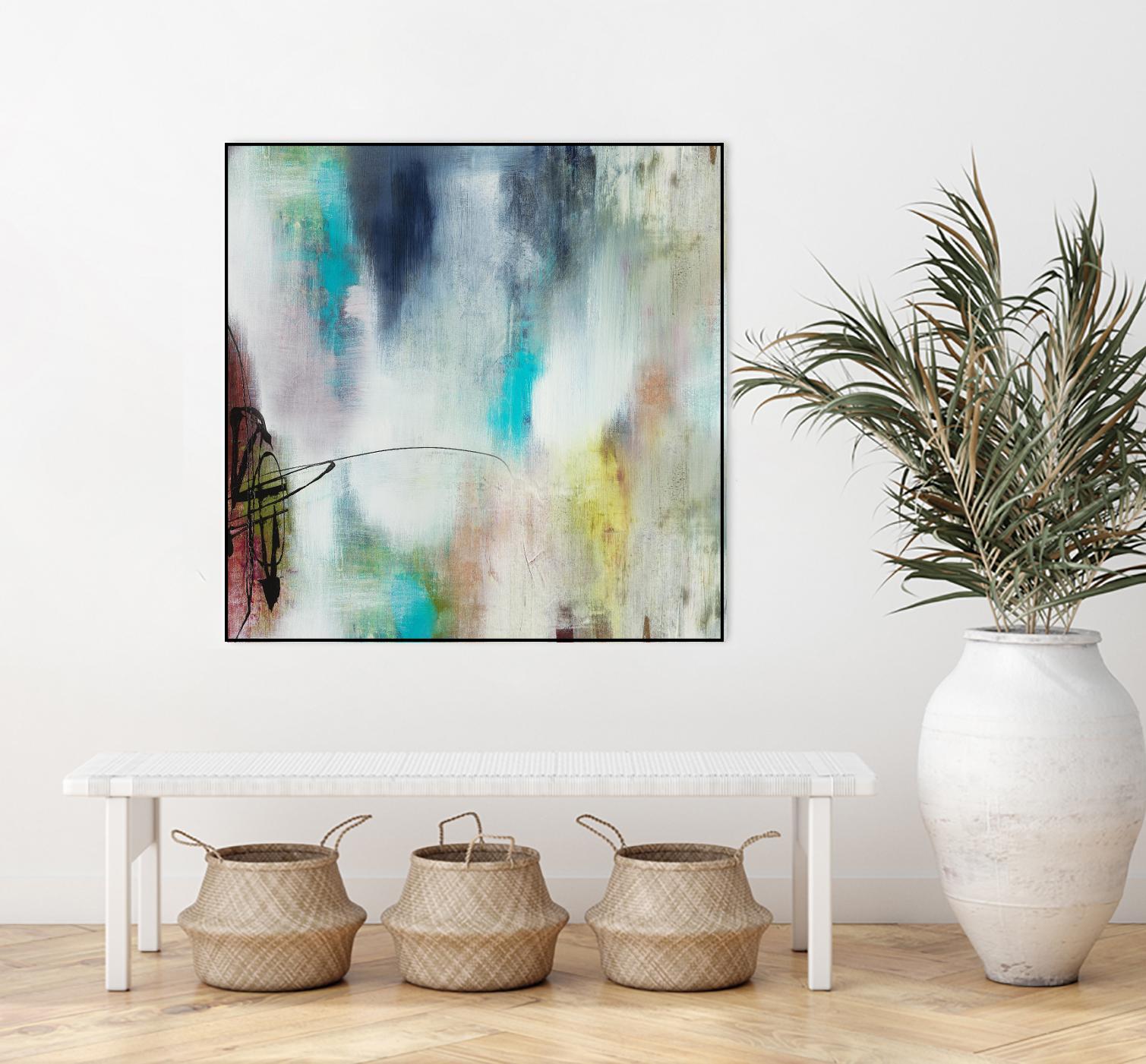 Disruptive Connection II by Daleno Art on GIANT ART - pink abstract abstrait