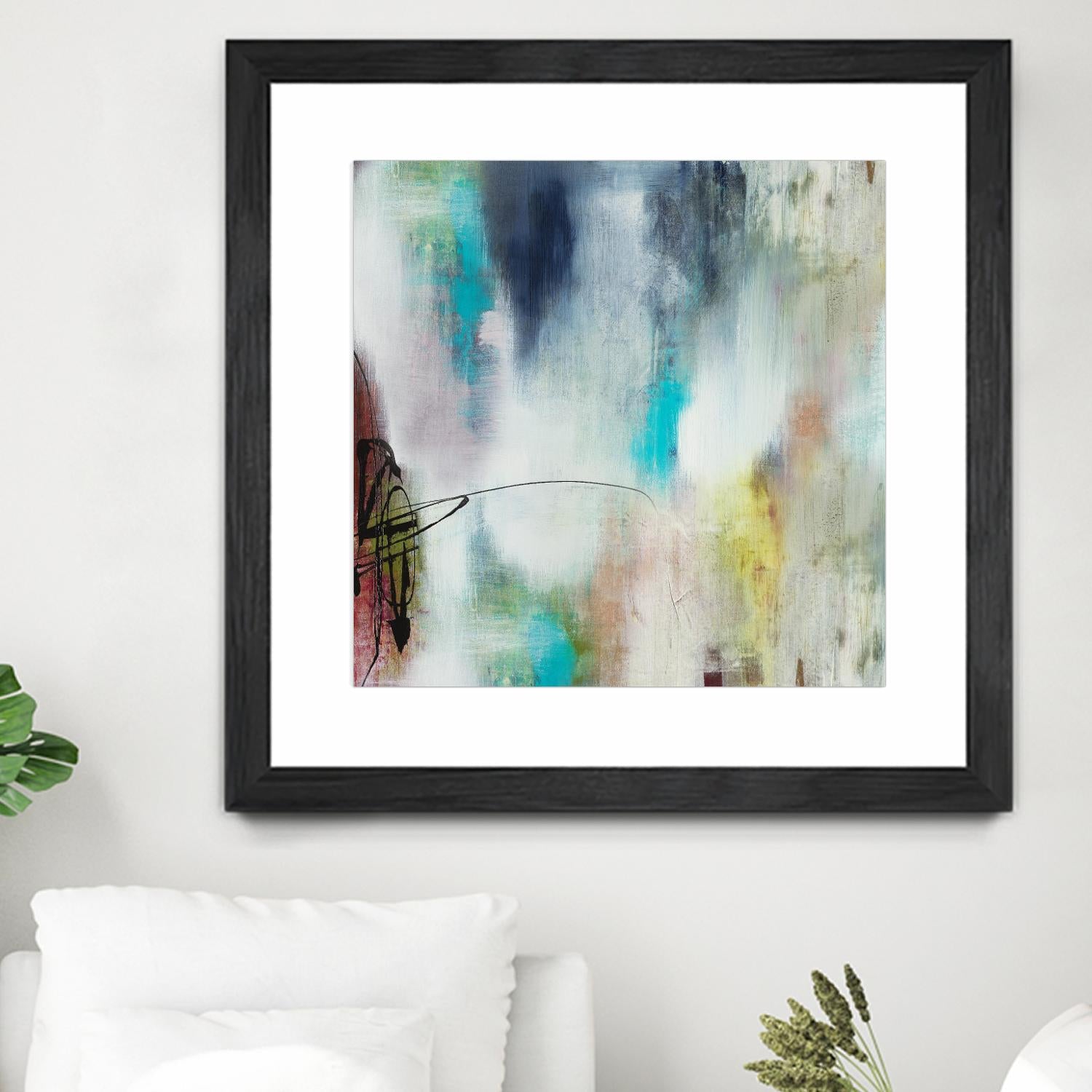 Disruptive Connection II by Daleno Art on GIANT ART - pink abstract abstrait