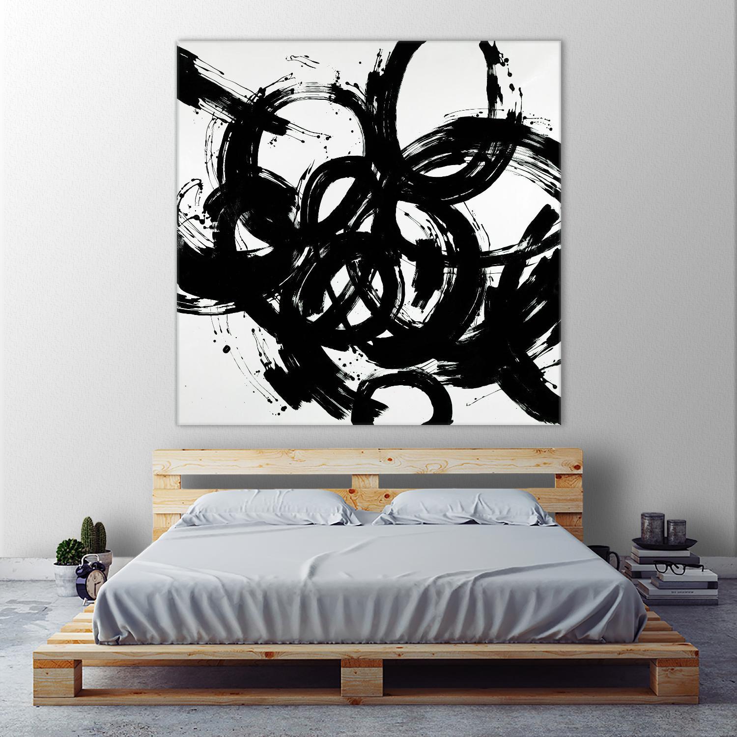 Complex Turns by Daleno Art on GIANT ART - white black&white abstract