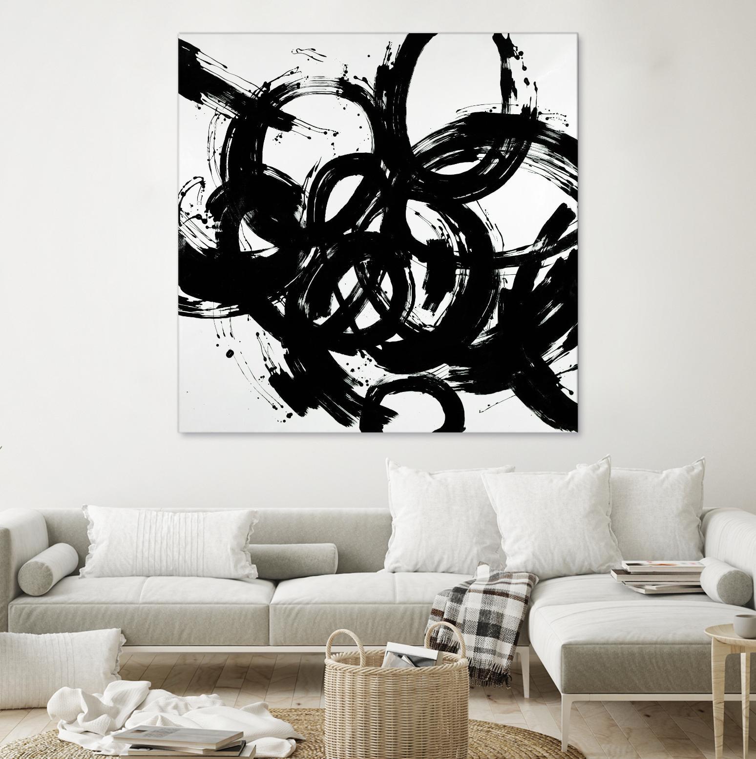 Complex Turns by Daleno Art on GIANT ART - white black&white abstract