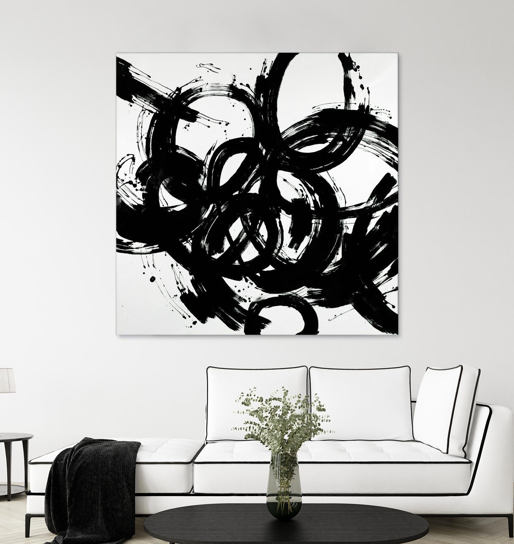 Complex Turns by Daleno Art on GIANT ART - white black&white abstract