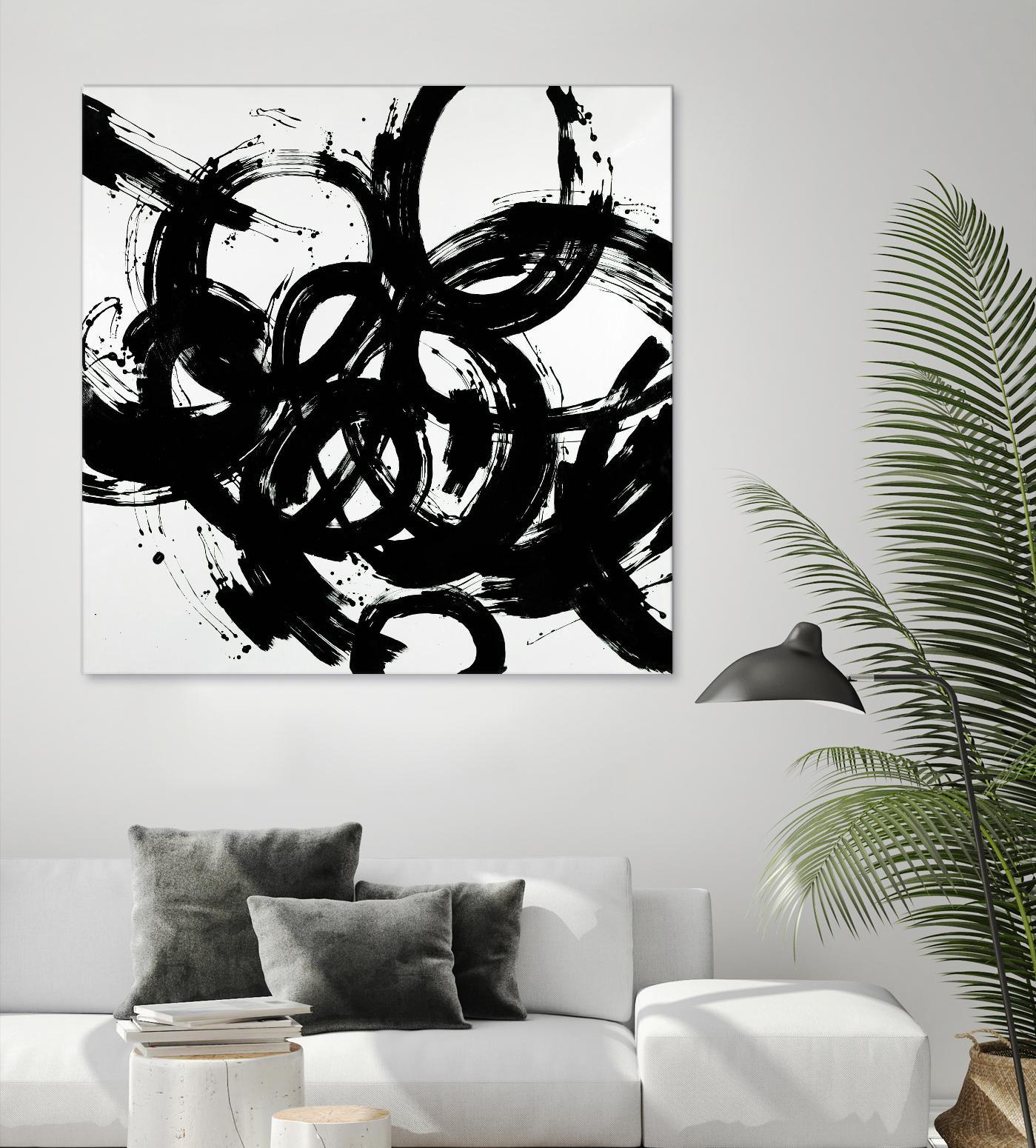Complex Turns by Daleno Art on GIANT ART - white black&white abstract