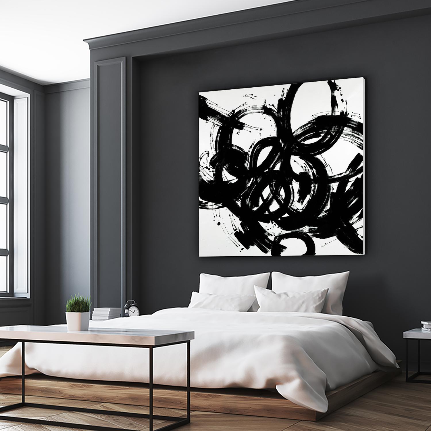 Complex Turns by Daleno Art on GIANT ART - white black&white abstract