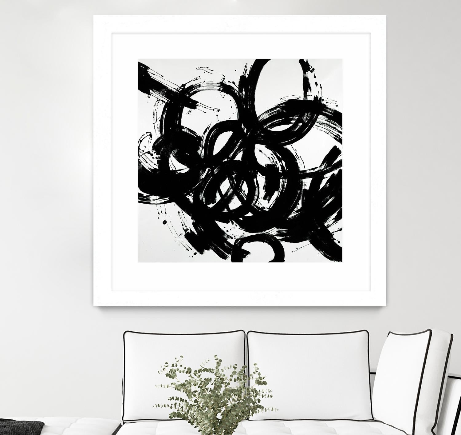 Complex Turns by Daleno Art on GIANT ART - white black&white abstract