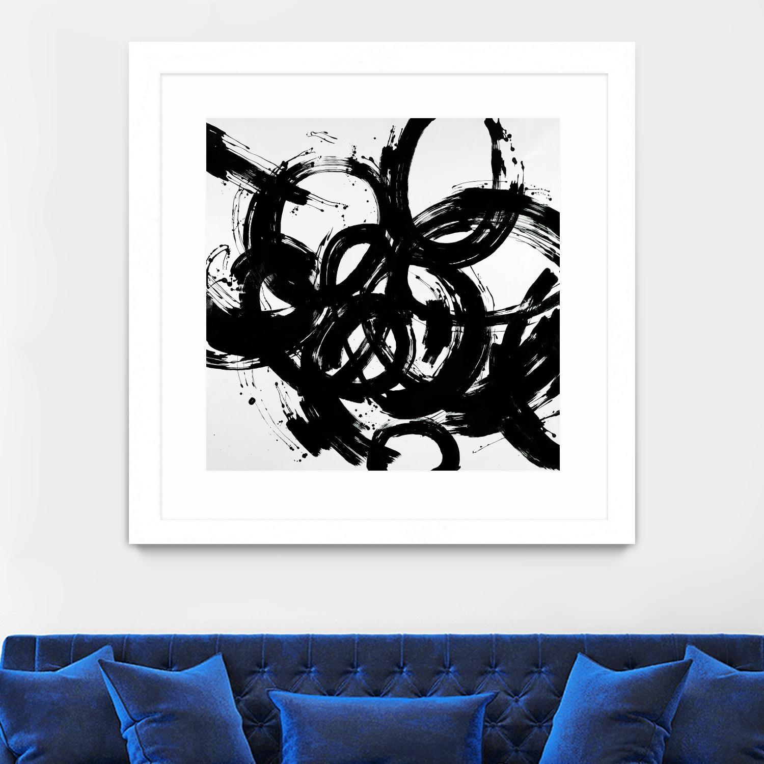 Complex Turns by Daleno Art on GIANT ART - white black&white abstract