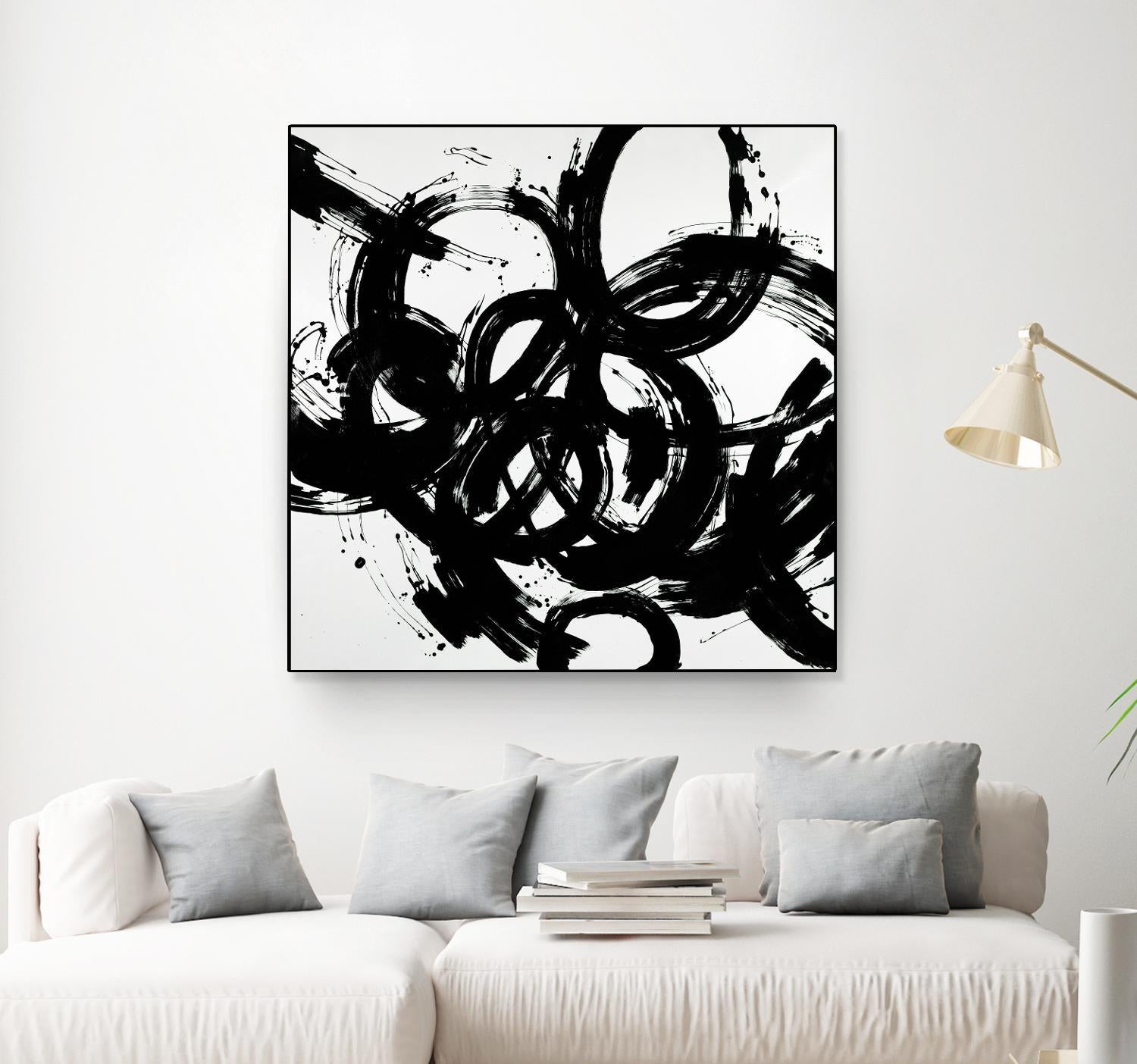 Complex Turns by Daleno Art on GIANT ART - white black&white abstract
