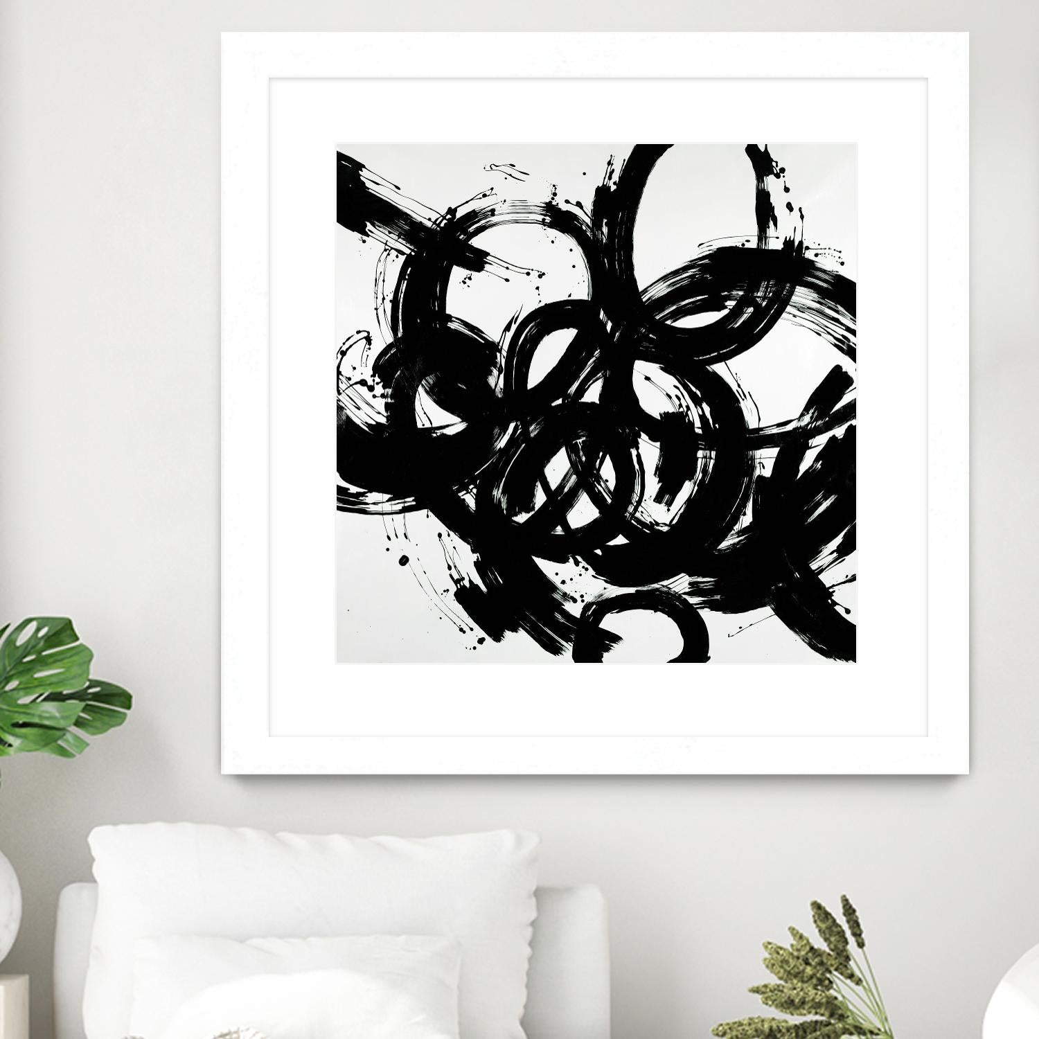 Complex Turns by Daleno Art on GIANT ART - white black&white abstract