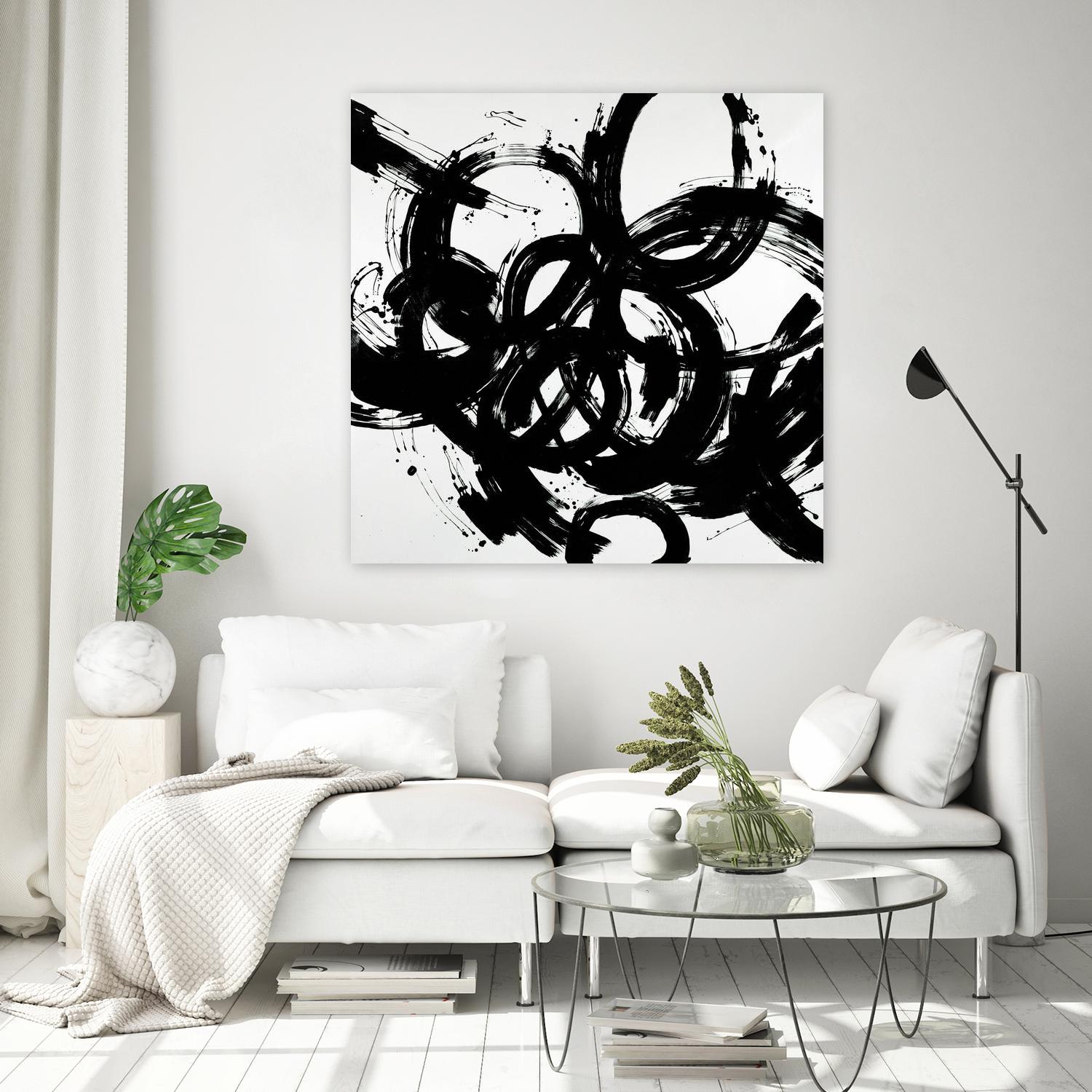 Complex Turns by Daleno Art on GIANT ART - white black&white abstract