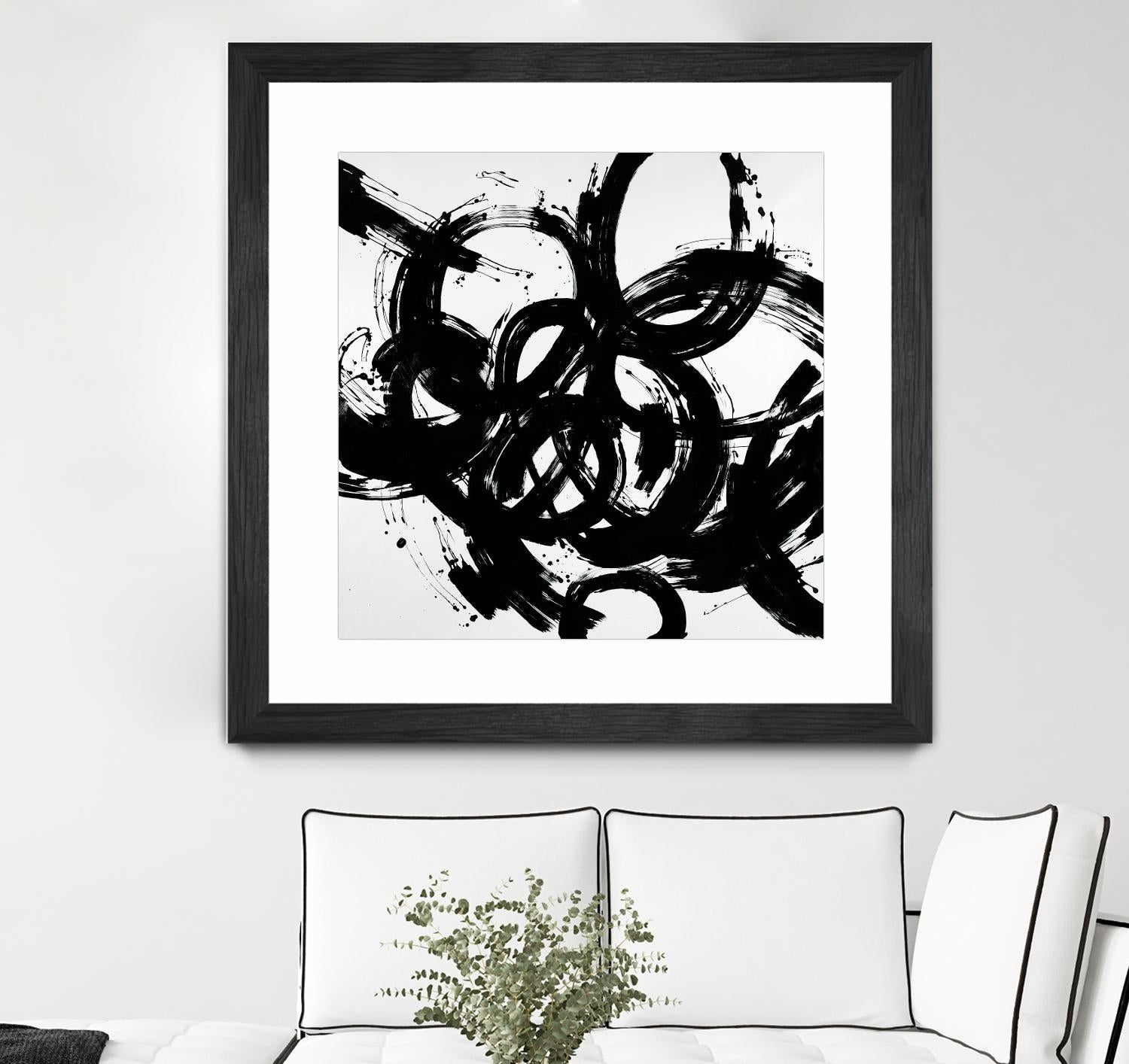 Complex Turns by Daleno Art on GIANT ART - white black&white abstract