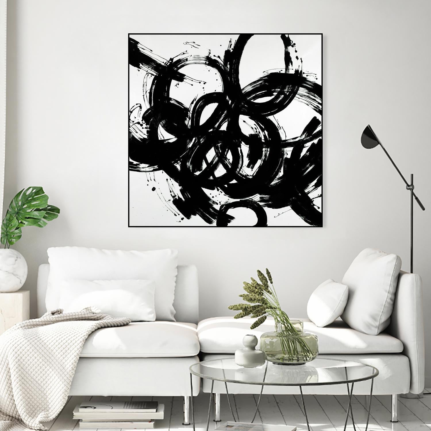 Complex Turns by Daleno Art on GIANT ART - white black&white abstract